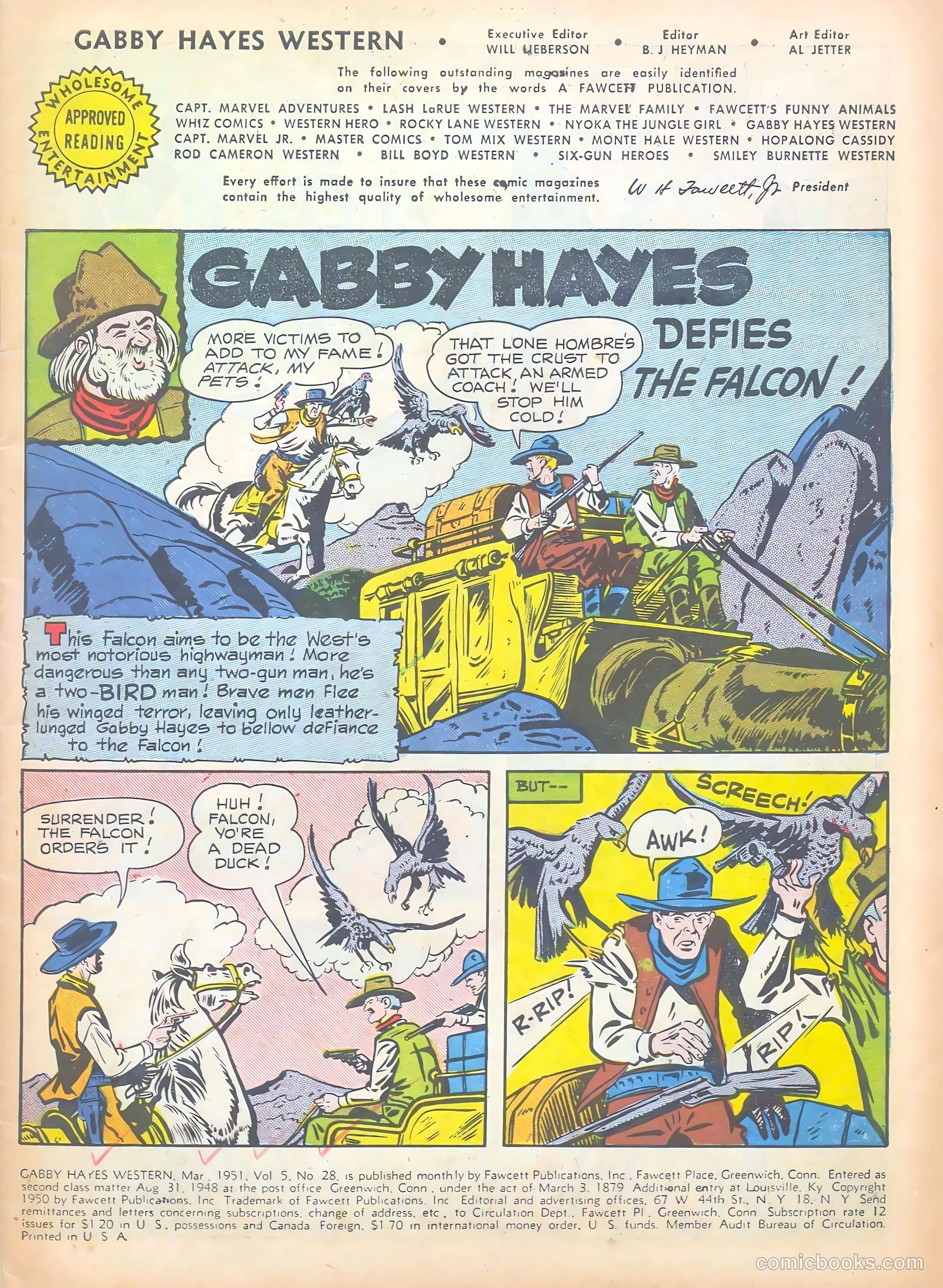 Gabby Hayes Western #28 (1951) — page 3 of 52