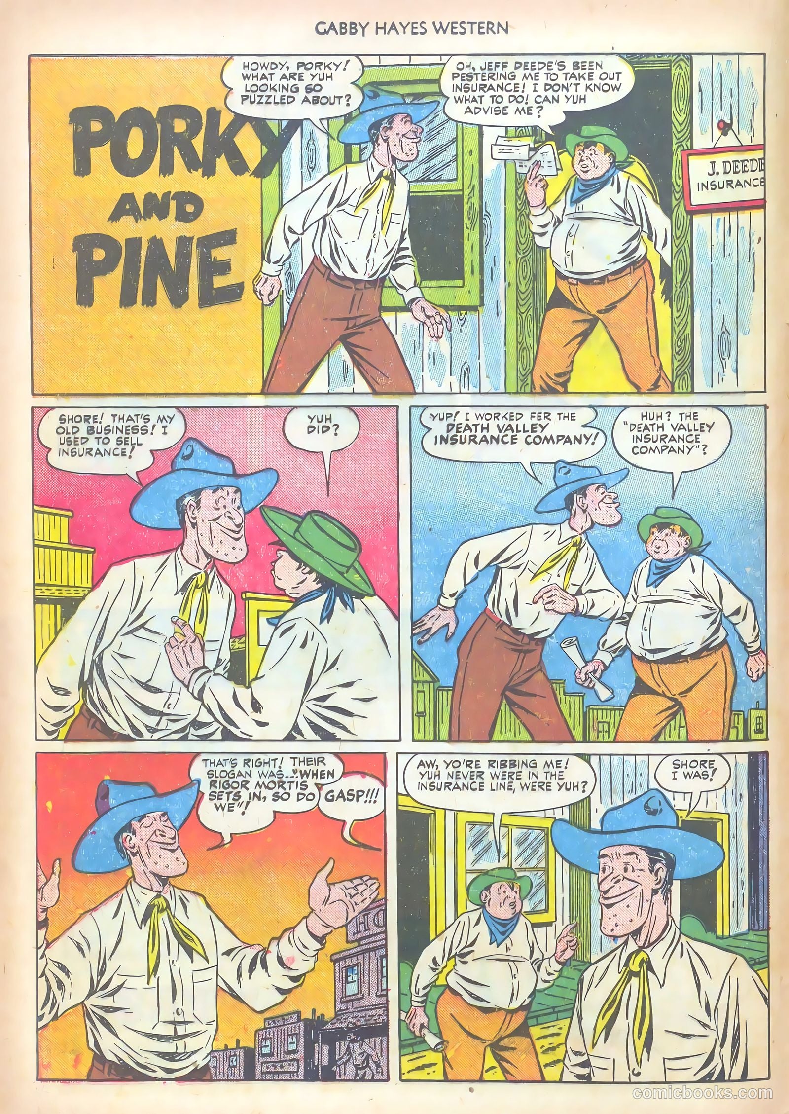 Gabby Hayes Western #28 (1951) — page 16 of 52