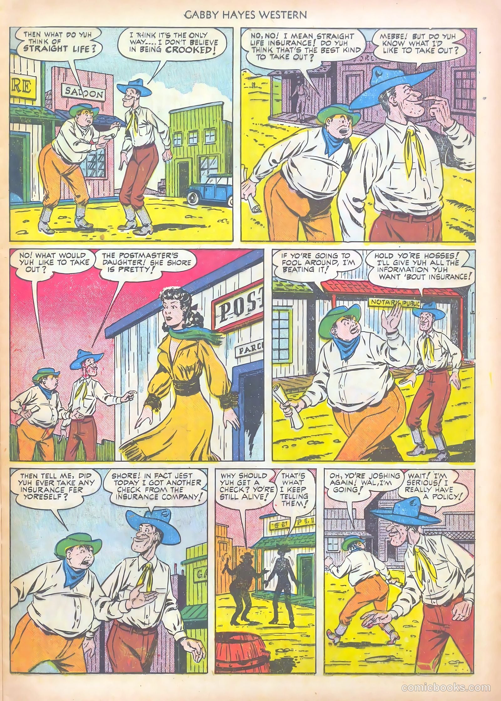 Gabby Hayes Western #28 (1951) — page 17 of 52