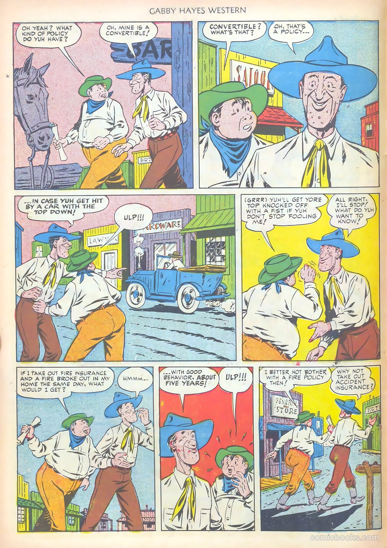 Gabby Hayes Western #28 (1951) — page 18 of 52