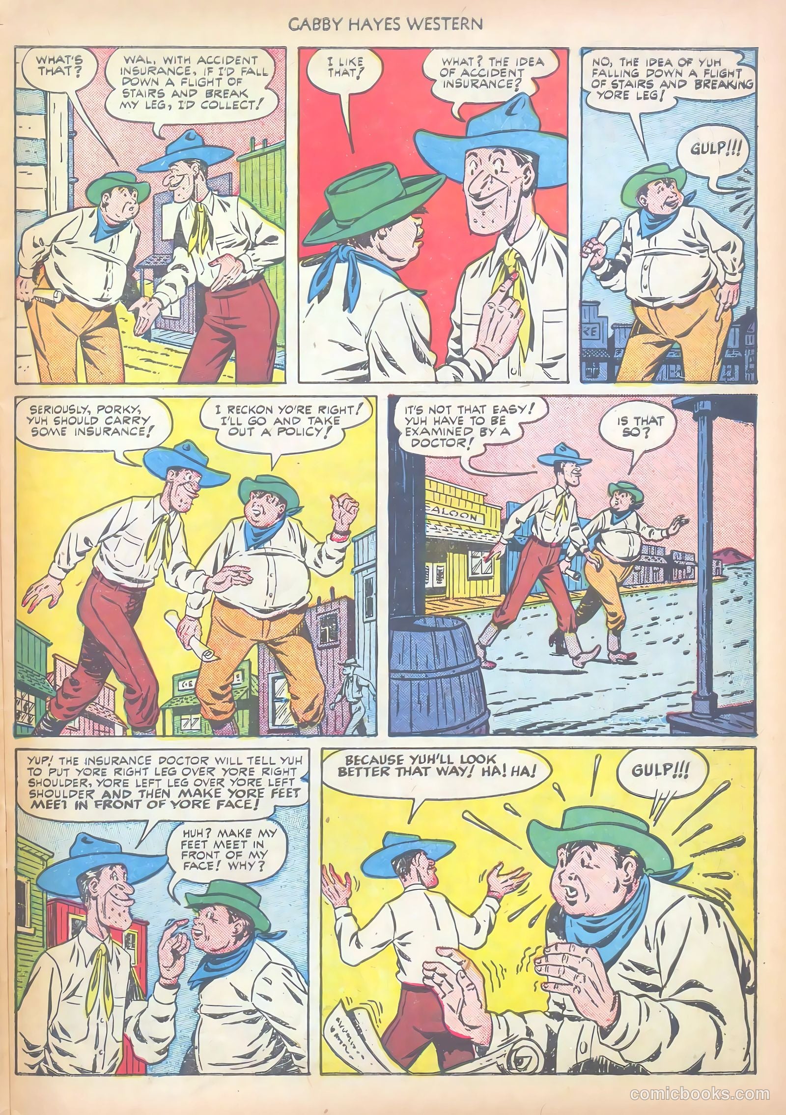 Gabby Hayes Western #28 (1951) — page 19 of 52