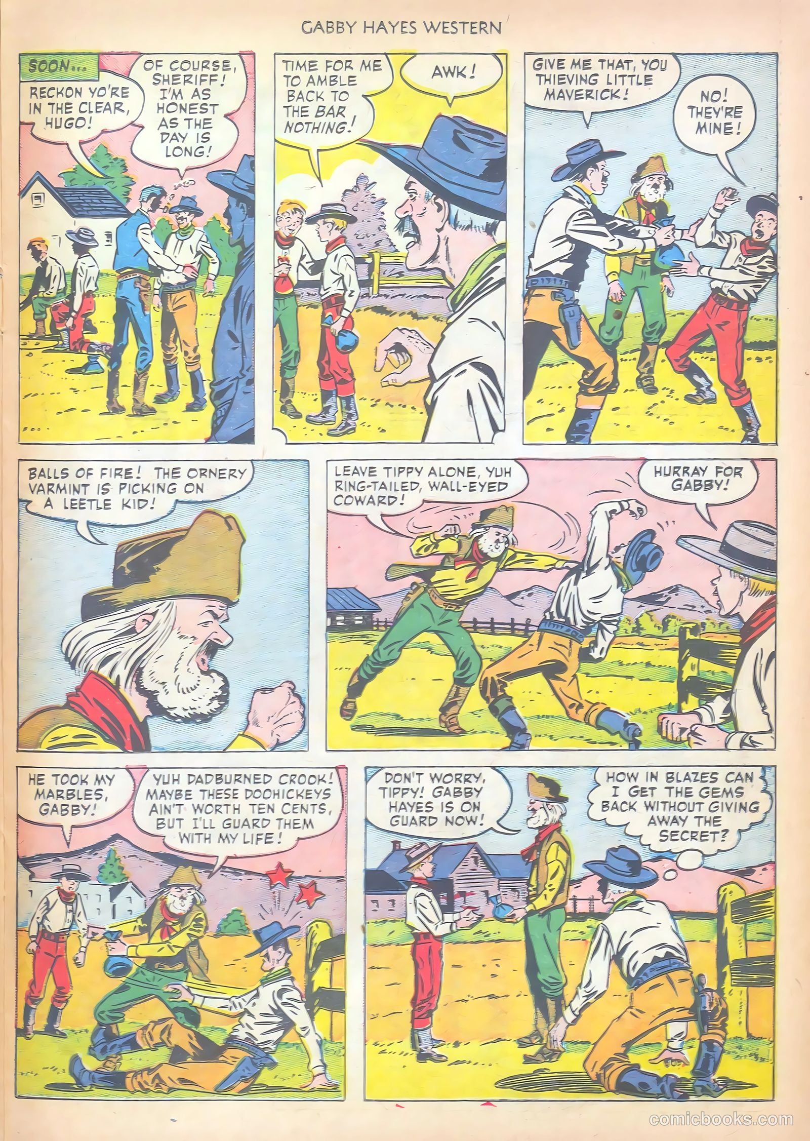 Gabby Hayes Western #28 (1951) — page 23 of 52