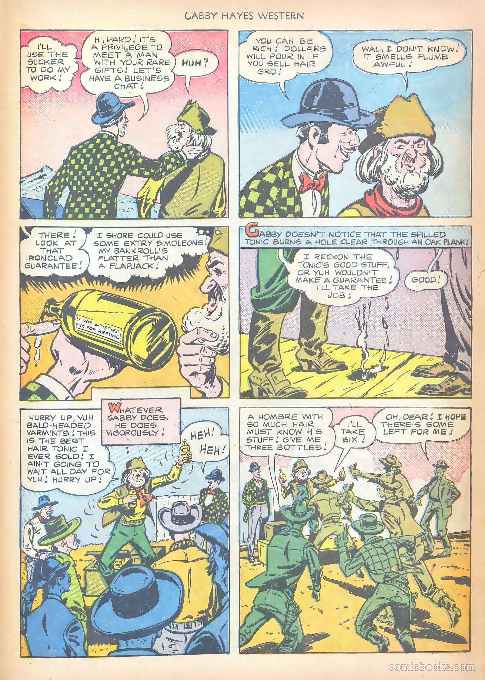 Gabby Hayes Western #28 (1951) — page 31 of 52