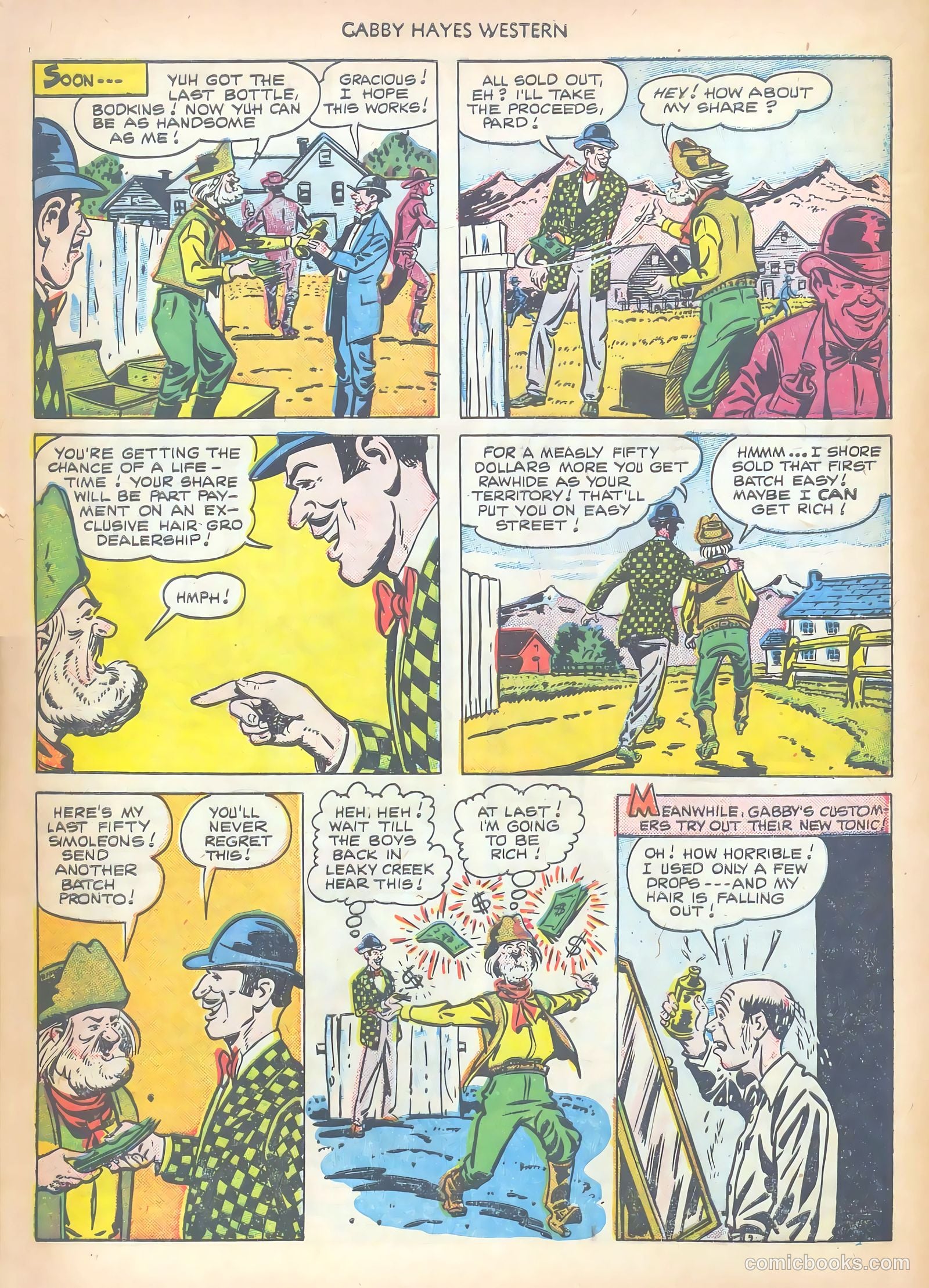 Gabby Hayes Western #28 (1951) — page 32 of 52