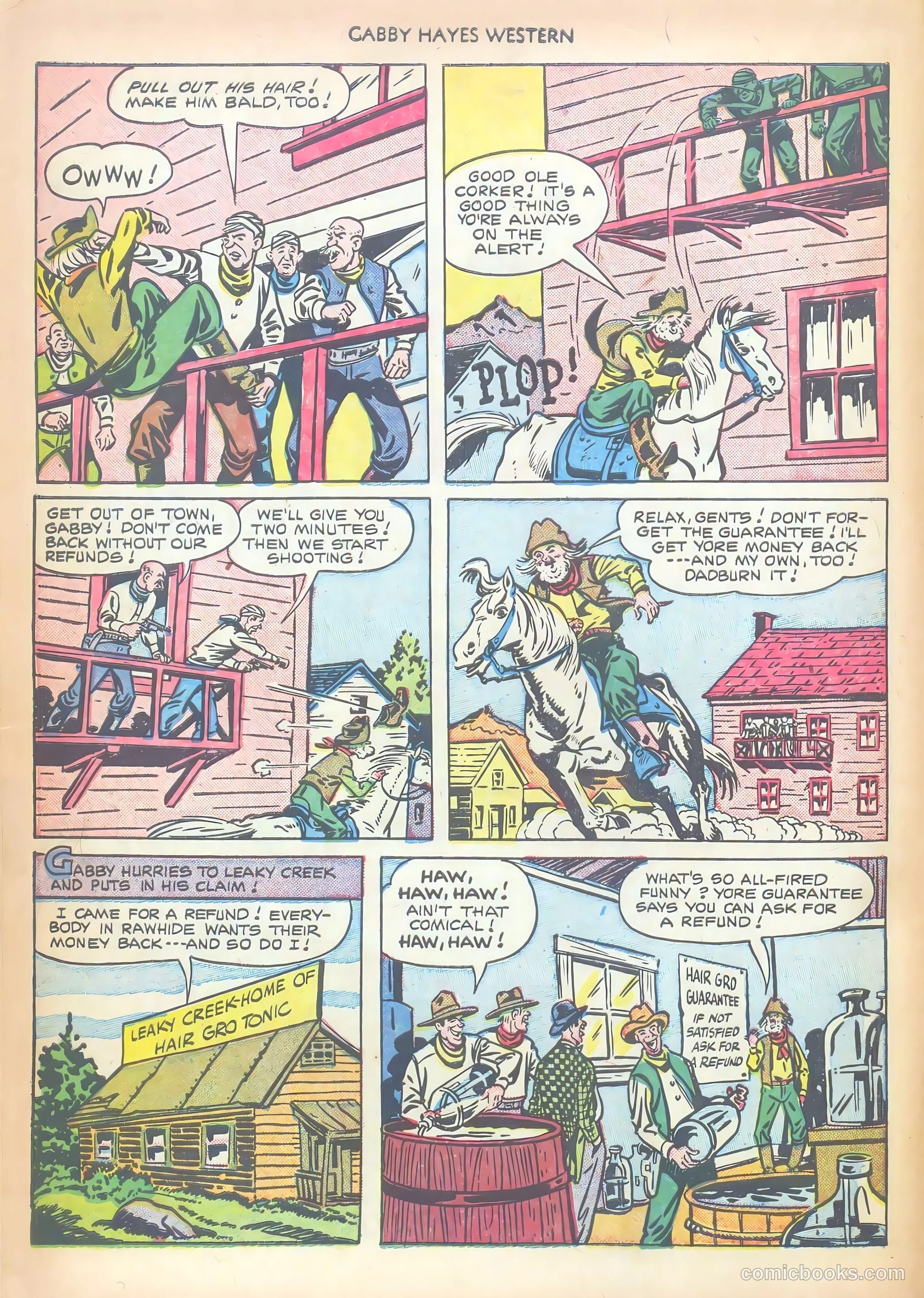 Gabby Hayes Western #28 (1951) — page 34 of 52