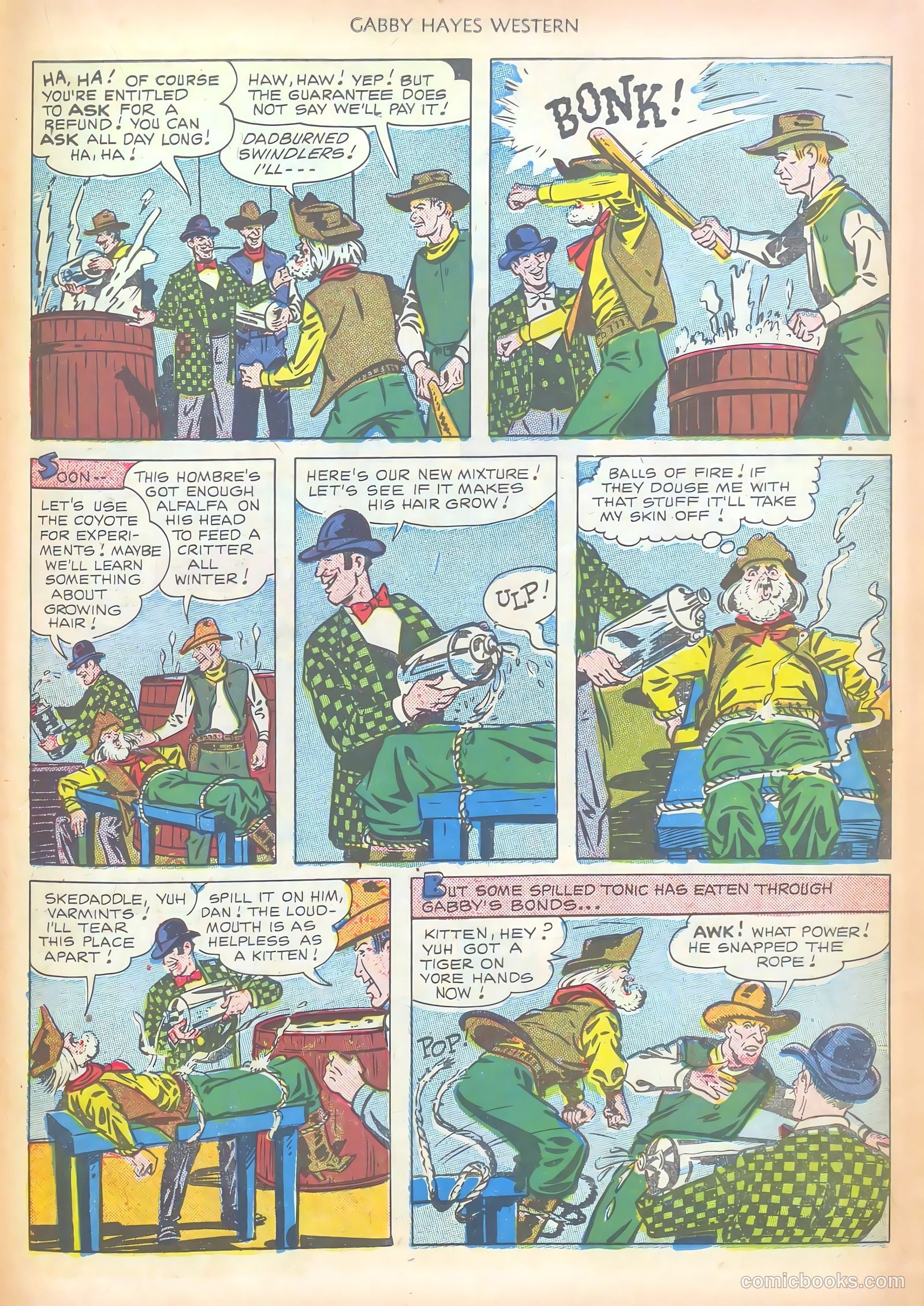 Gabby Hayes Western #28 (1951) — page 35 of 52