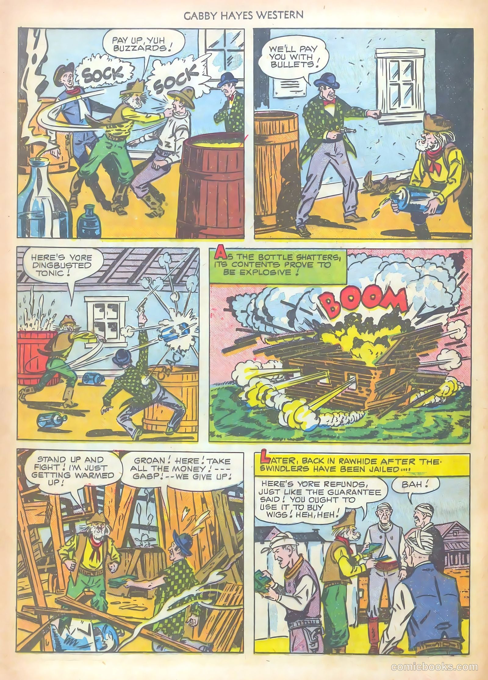 Gabby Hayes Western #28 (1951) — page 36 of 52