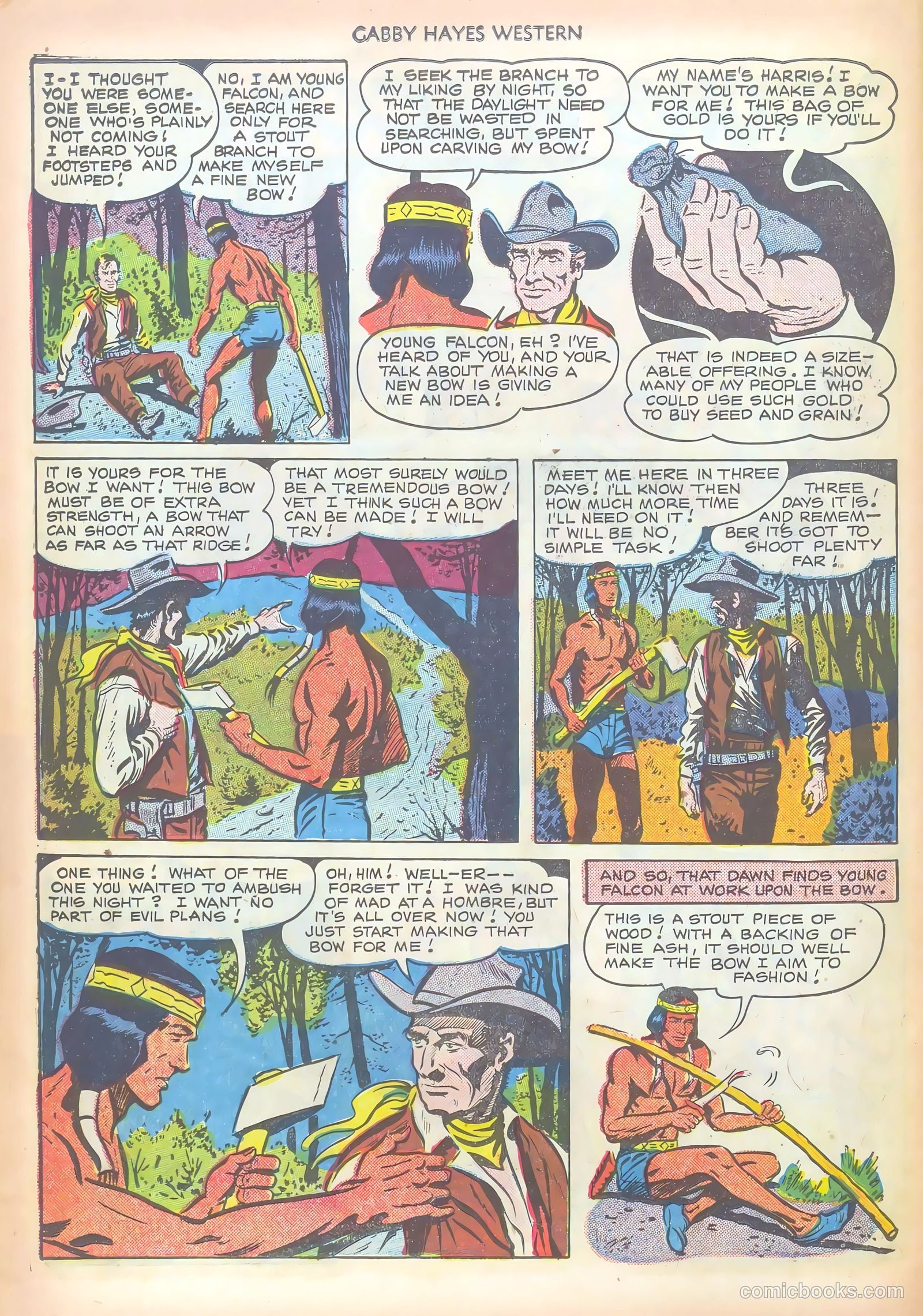 Gabby Hayes Western #28 (1951) — page 38 of 52