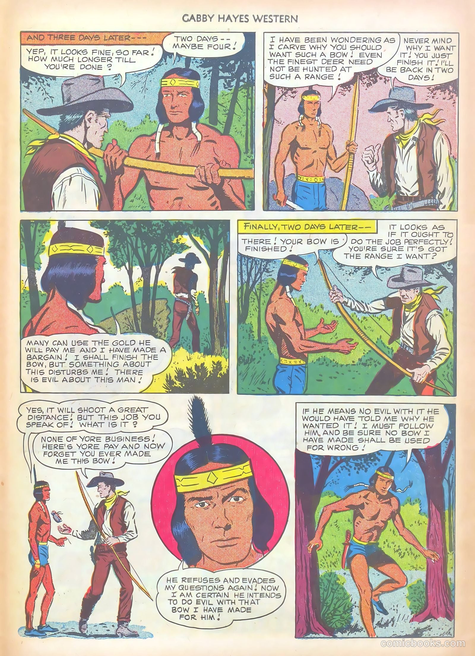 Gabby Hayes Western #28 (1951) — page 39 of 52