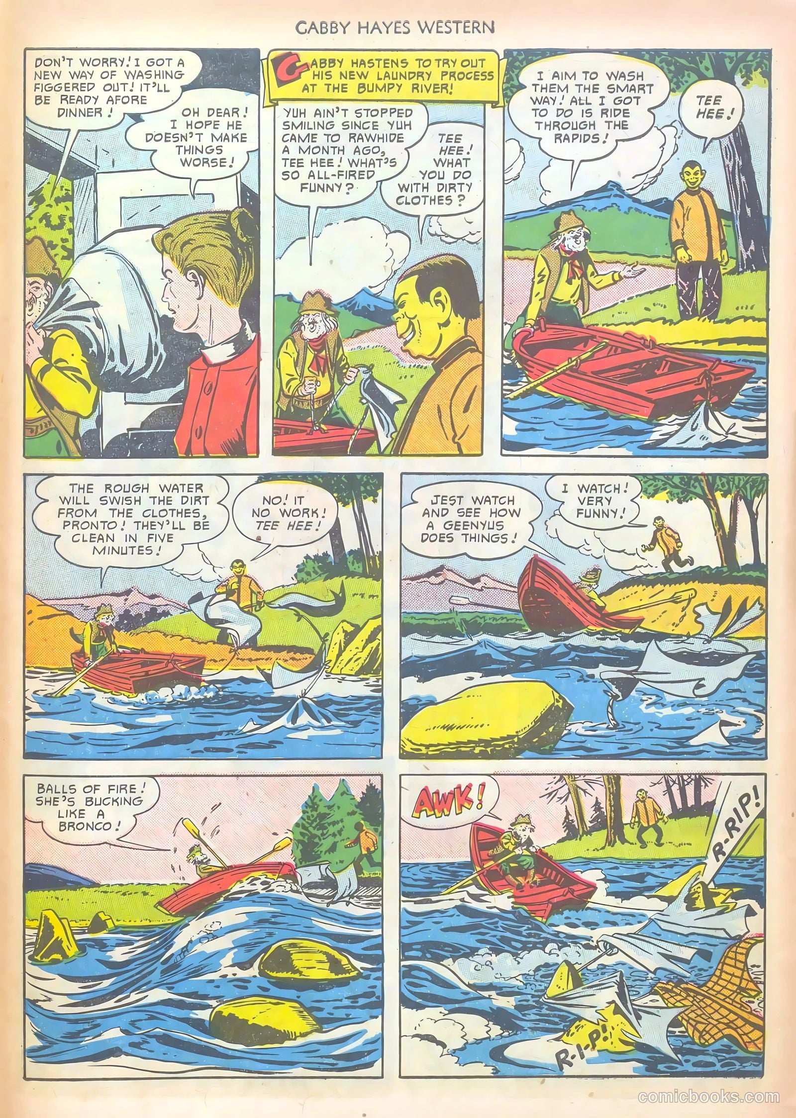 Gabby Hayes Western #28 (1951) — page 43 of 52