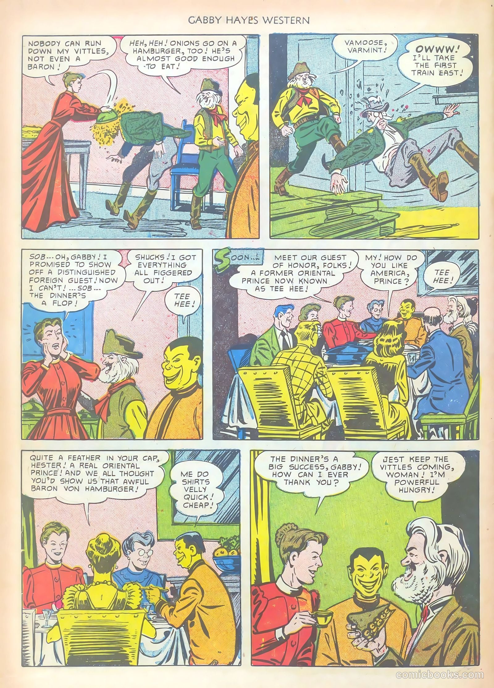 Gabby Hayes Western #28 (1951) — page 50 of 52