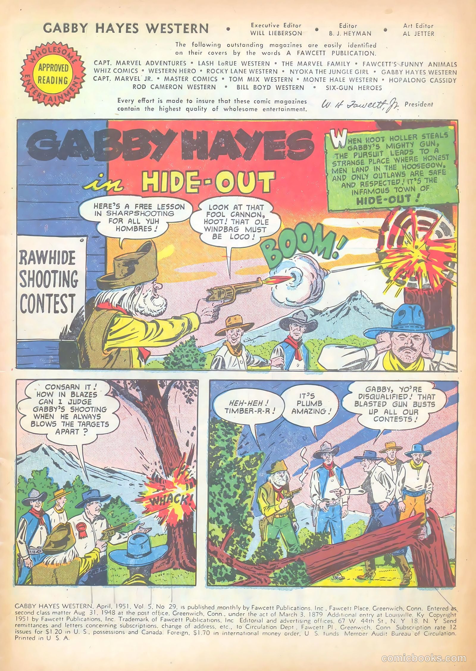 Gabby Hayes Western #29 (1951) — page 3 of 52