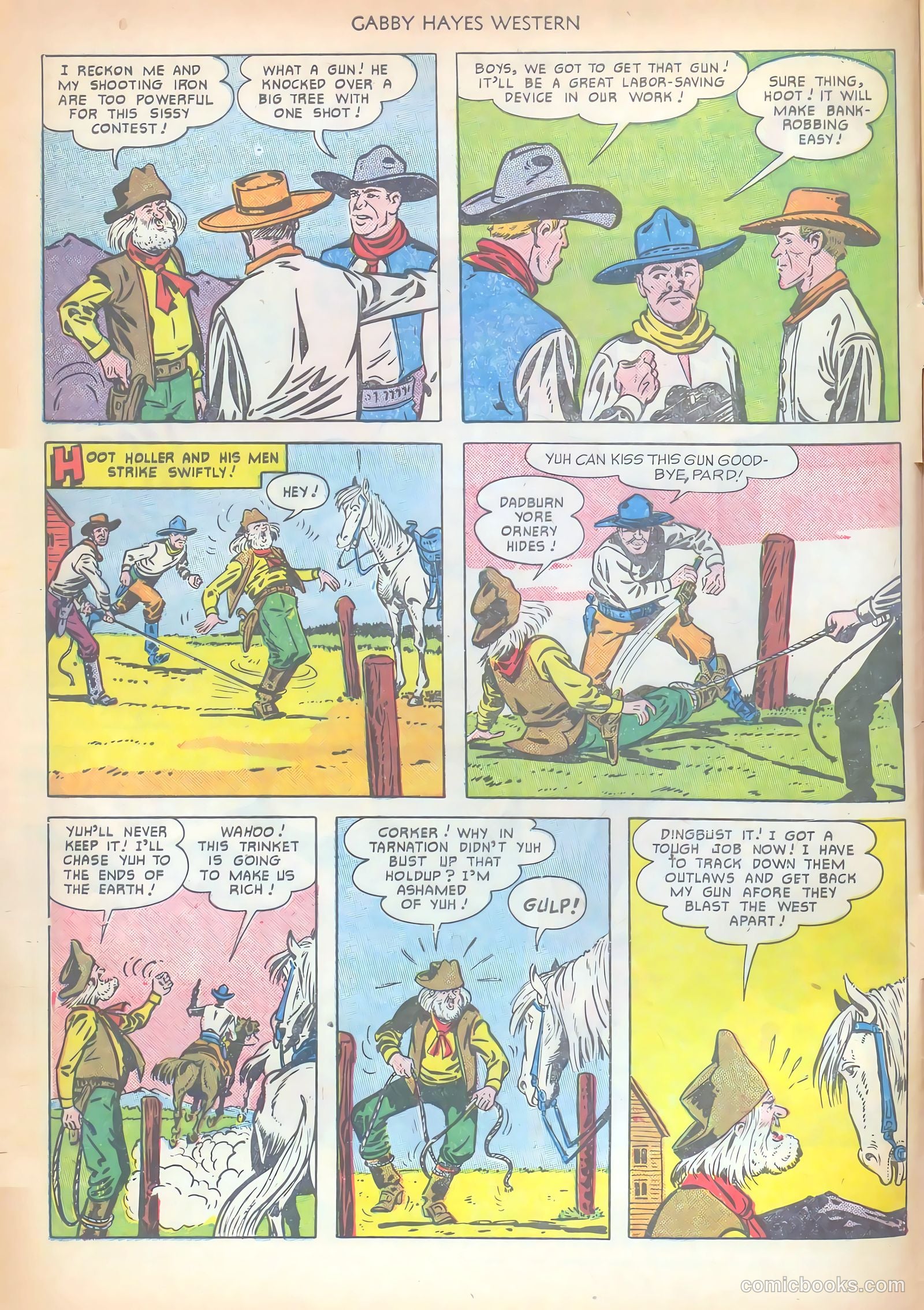 Gabby Hayes Western #29 (1951) — page 4 of 52