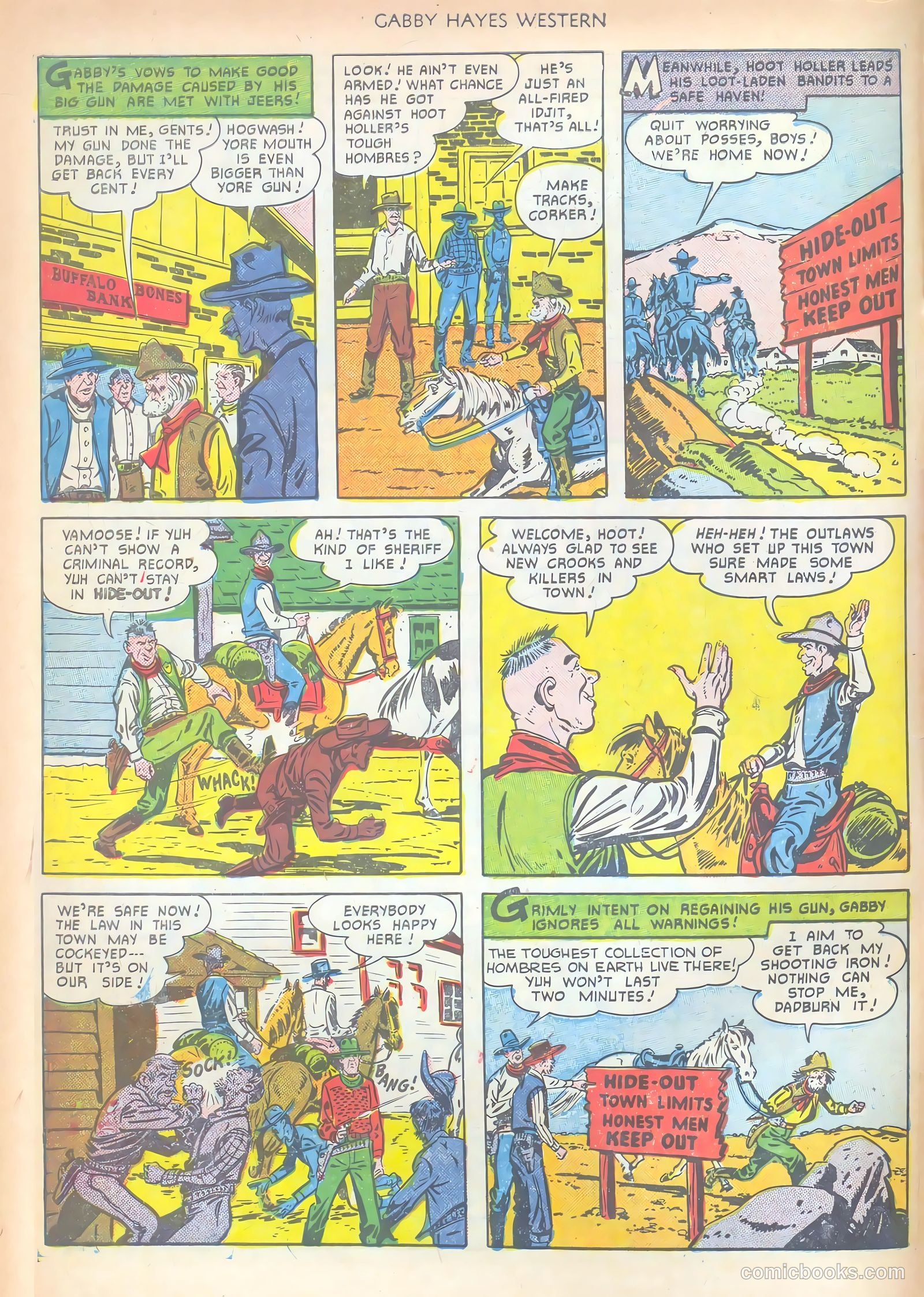 Gabby Hayes Western #29 (1951) — page 6 of 52