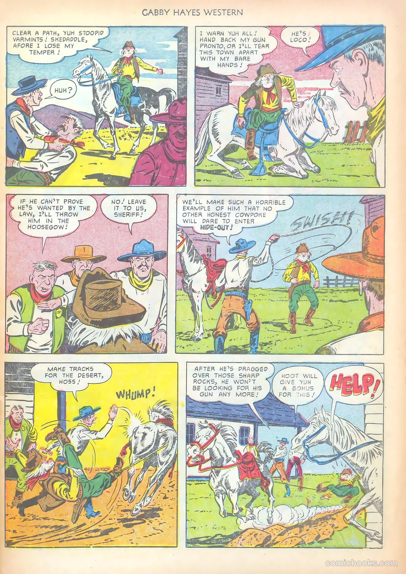 Gabby Hayes Western #29 (1951) — page 7 of 52