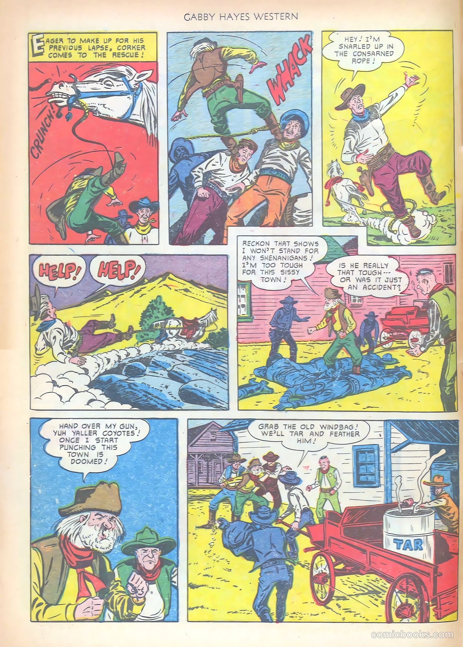 Gabby Hayes Western #29 (1951) — page 8 of 52