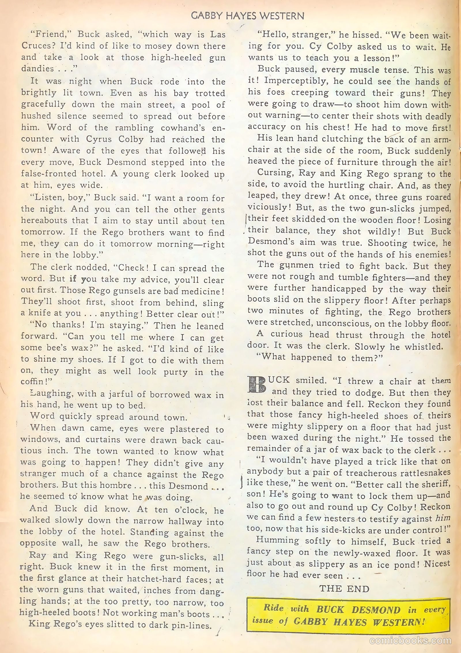 Gabby Hayes Western #29 (1951) — page 14 of 52