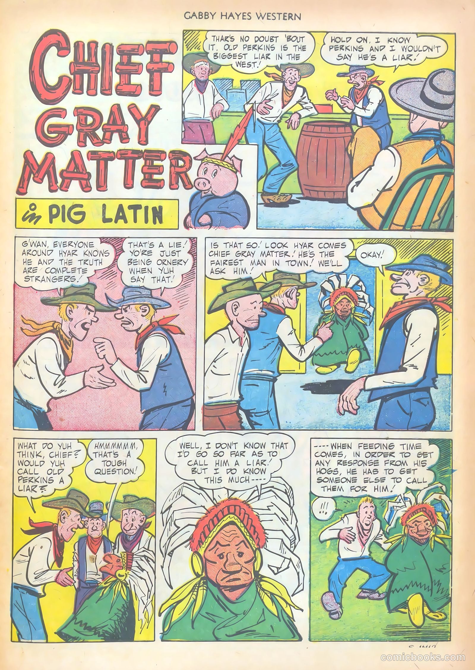 Gabby Hayes Western #29 (1951) — page 21 of 52