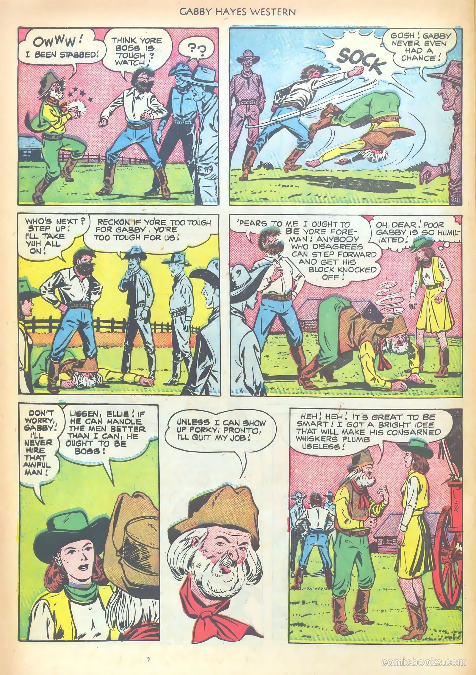 Gabby Hayes Western #29 (1951) — page 32 of 52