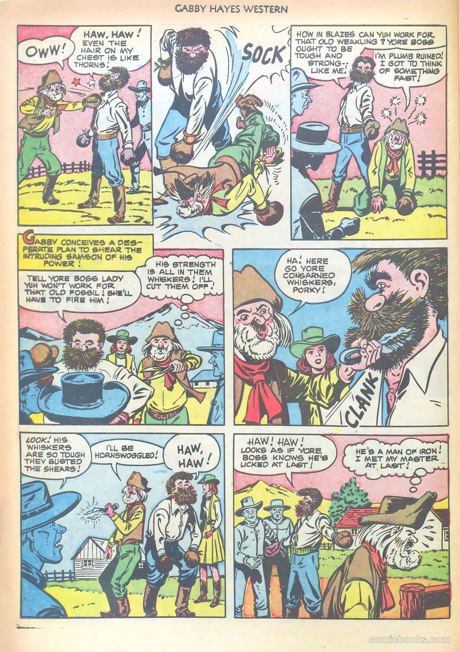 Gabby Hayes Western #29 (1951) — page 34 of 52