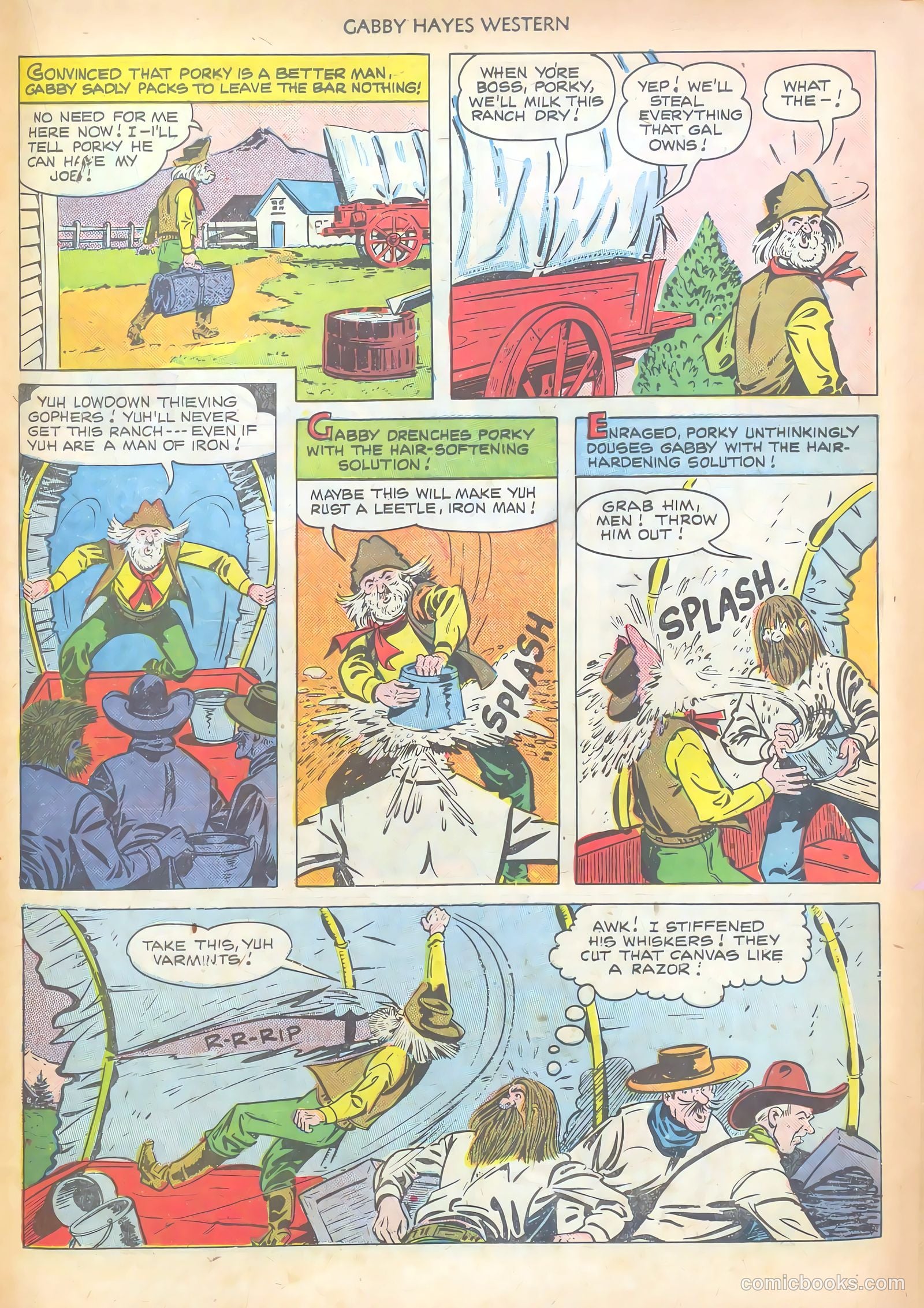 Gabby Hayes Western #29 (1951) — page 35 of 52