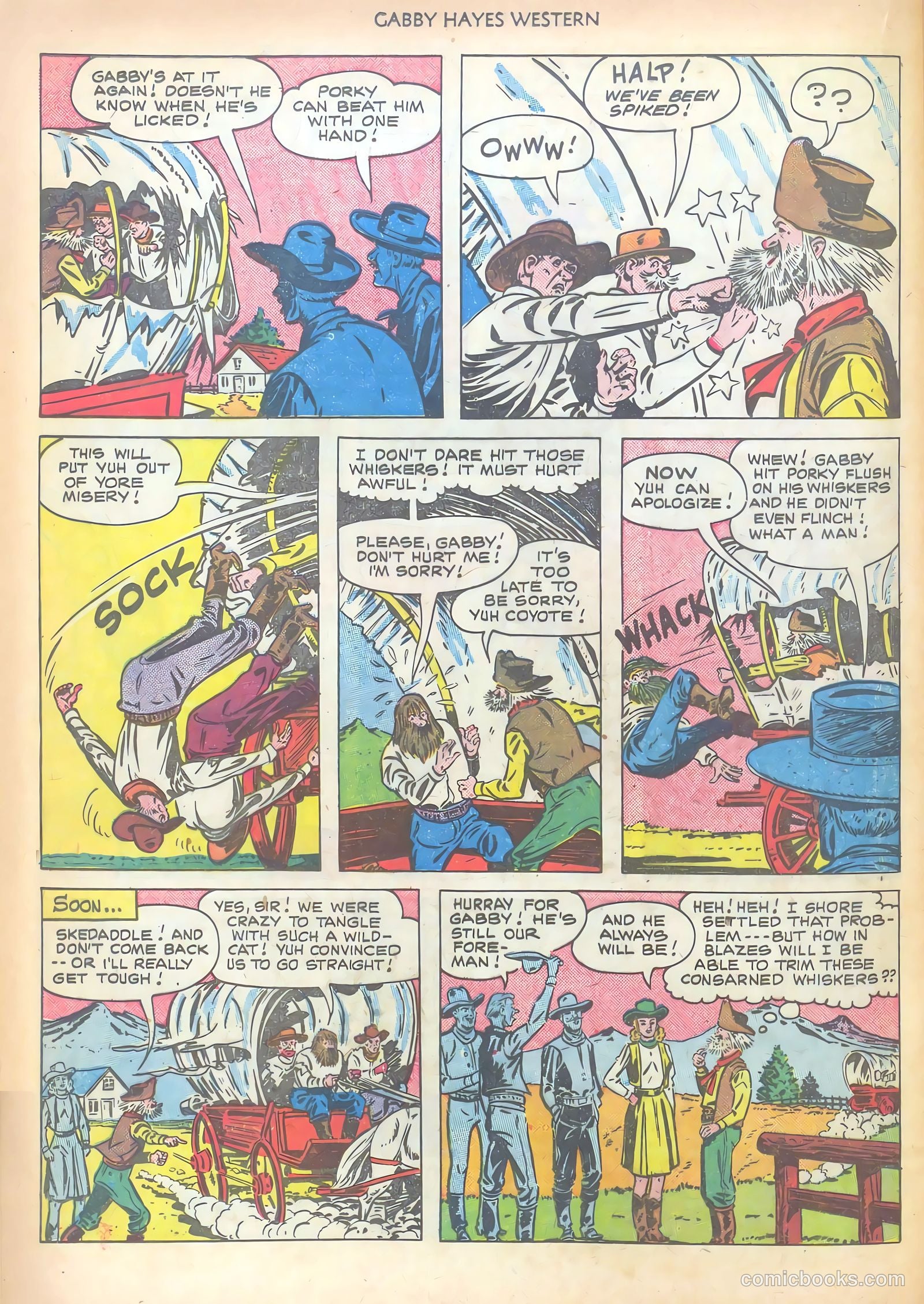 Gabby Hayes Western #29 (1951) — page 36 of 52