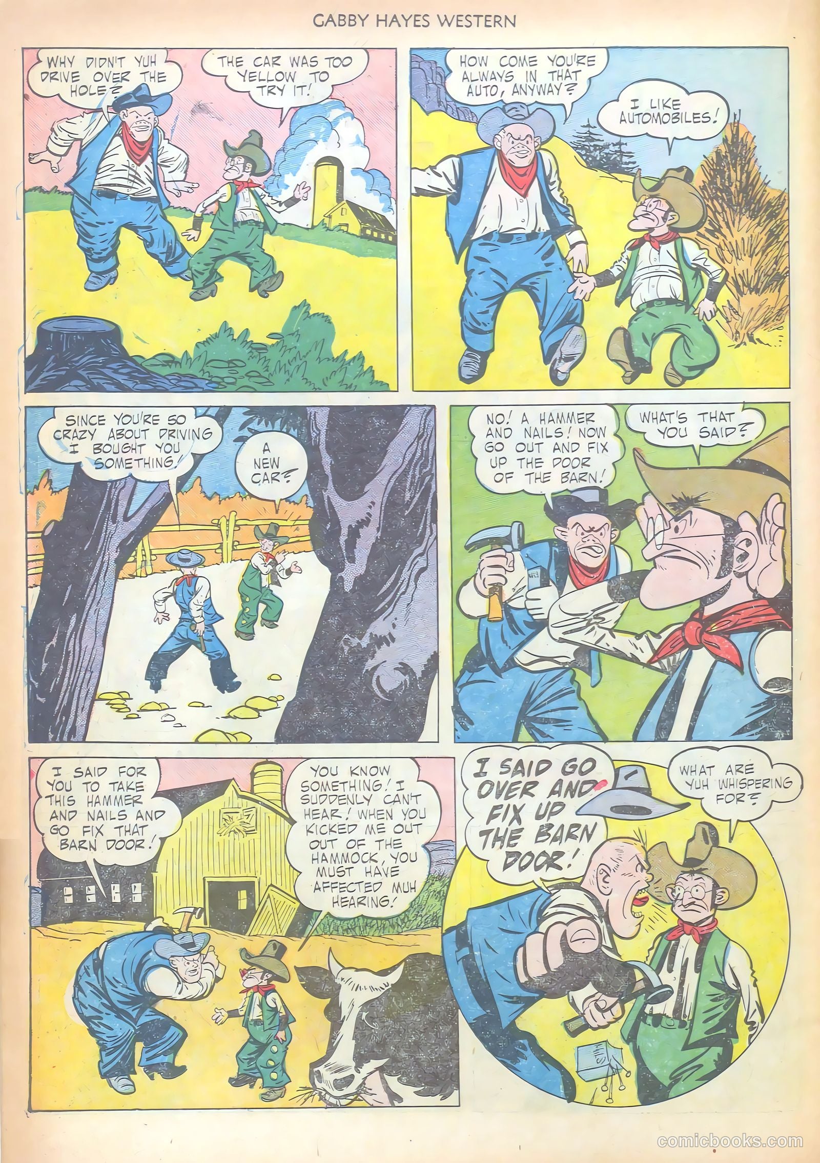 Gabby Hayes Western #29 (1951) — page 38 of 52