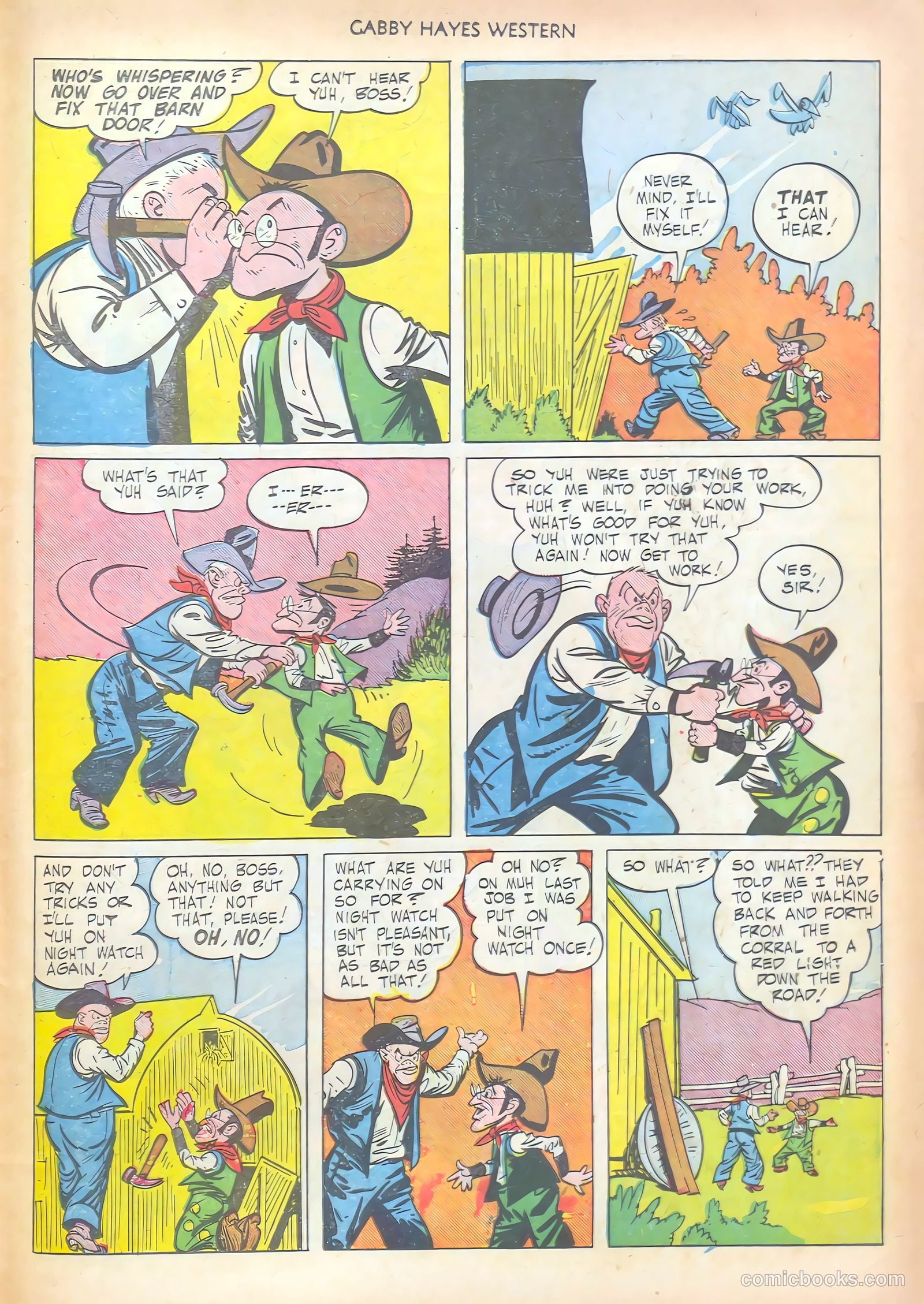 Gabby Hayes Western #29 (1951) — page 39 of 52
