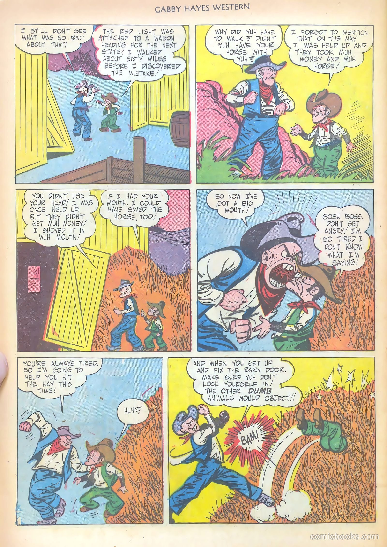 Gabby Hayes Western #29 (1951) — page 40 of 52