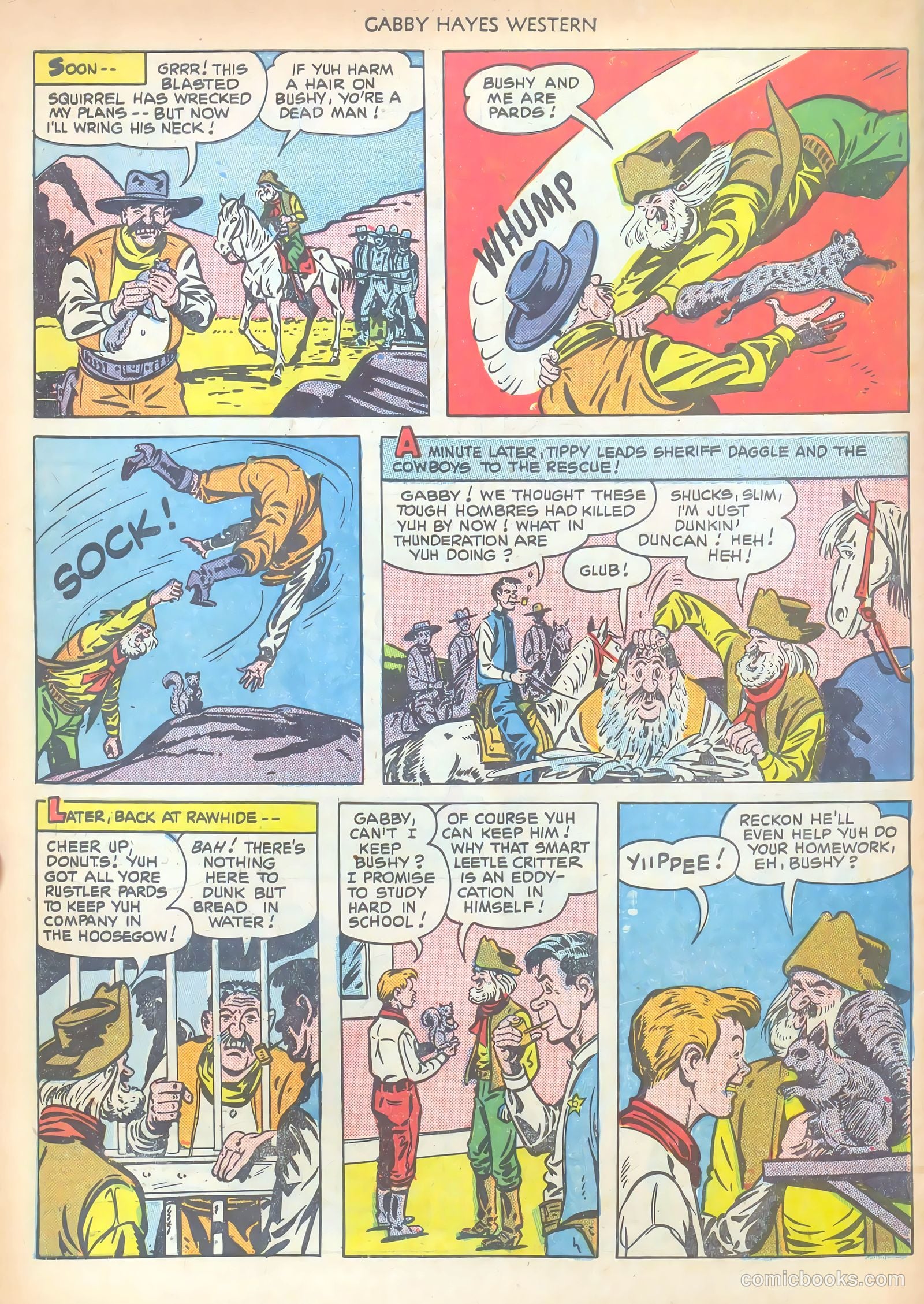 Gabby Hayes Western #29 (1951) — page 50 of 52