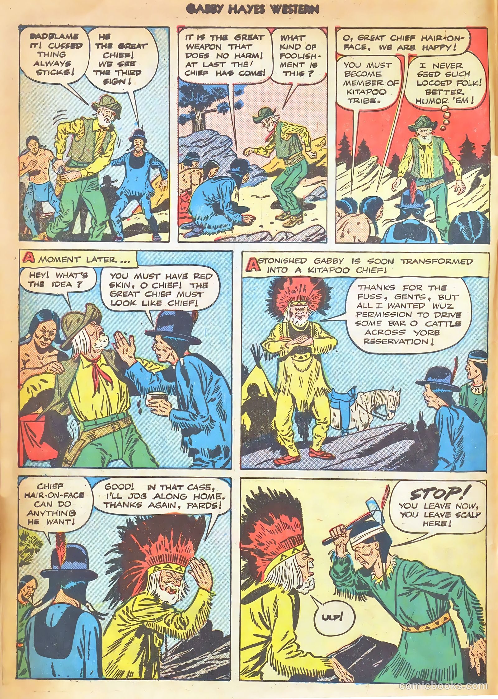 Gabby Hayes Western #3 (1949) — page 6 of 52