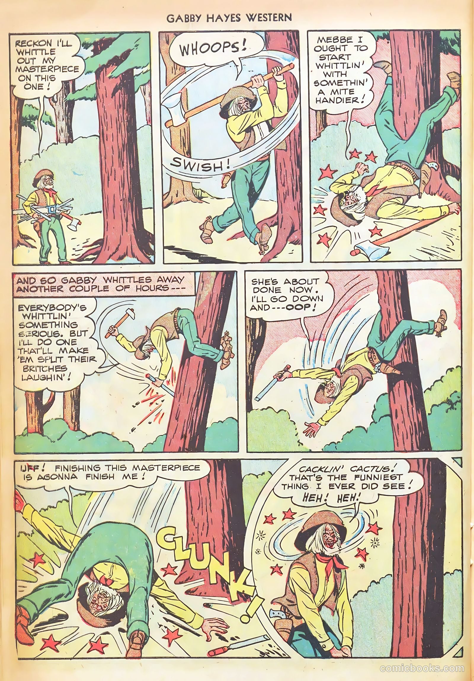 Gabby Hayes Western #3 (1949) — page 34 of 52