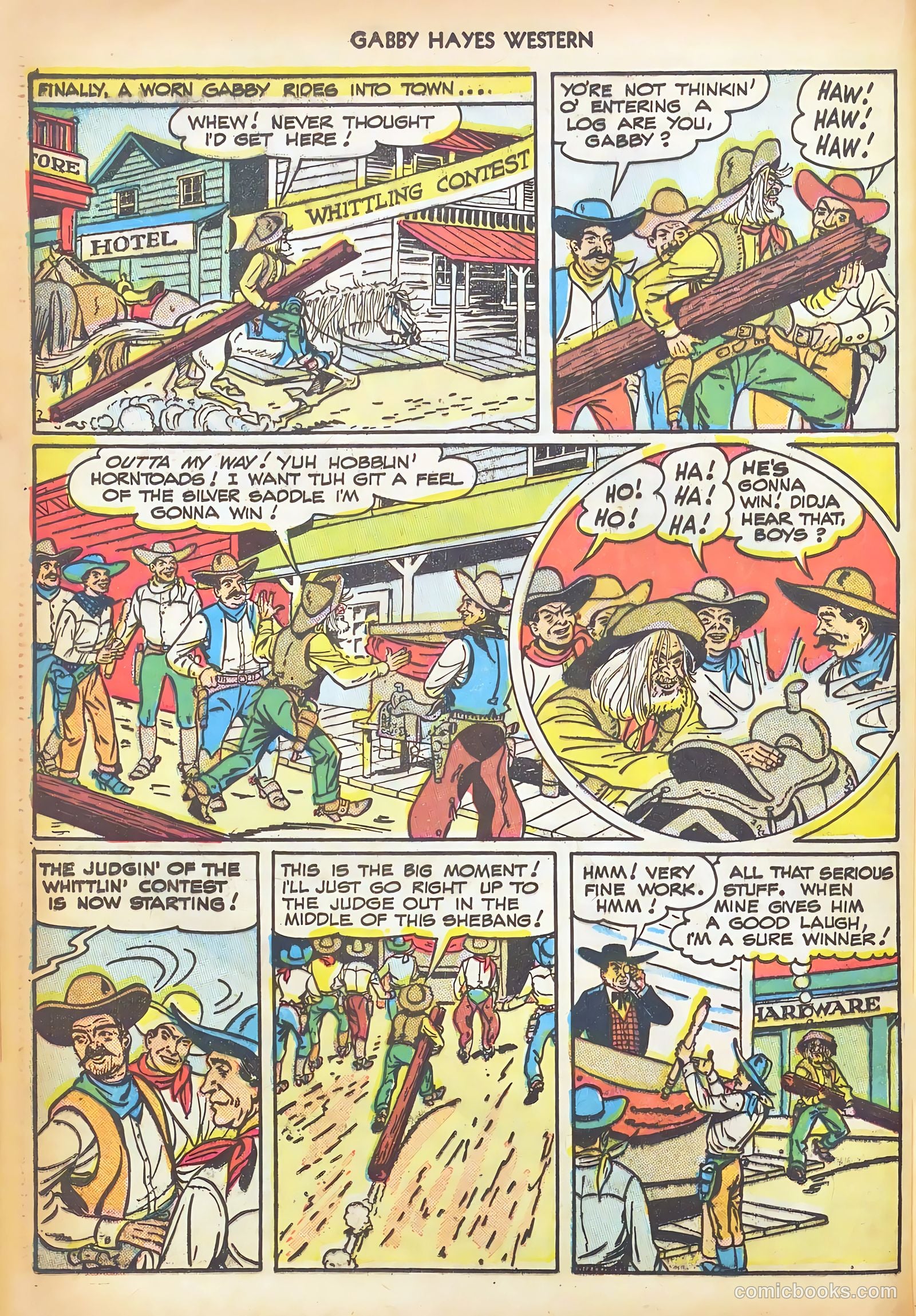Gabby Hayes Western #3 (1949) — page 36 of 52