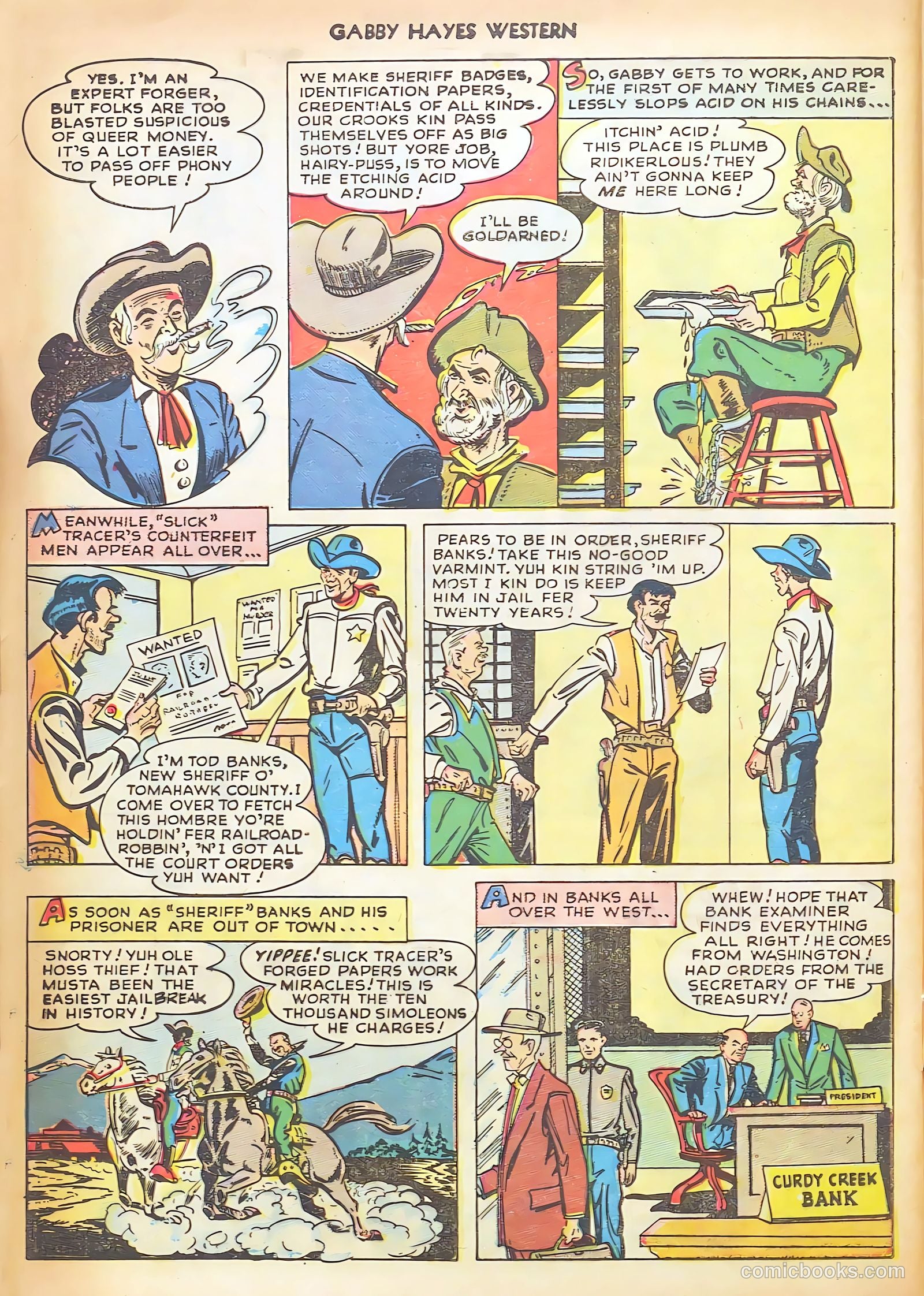 Gabby Hayes Western #3 (1949) — page 44 of 52