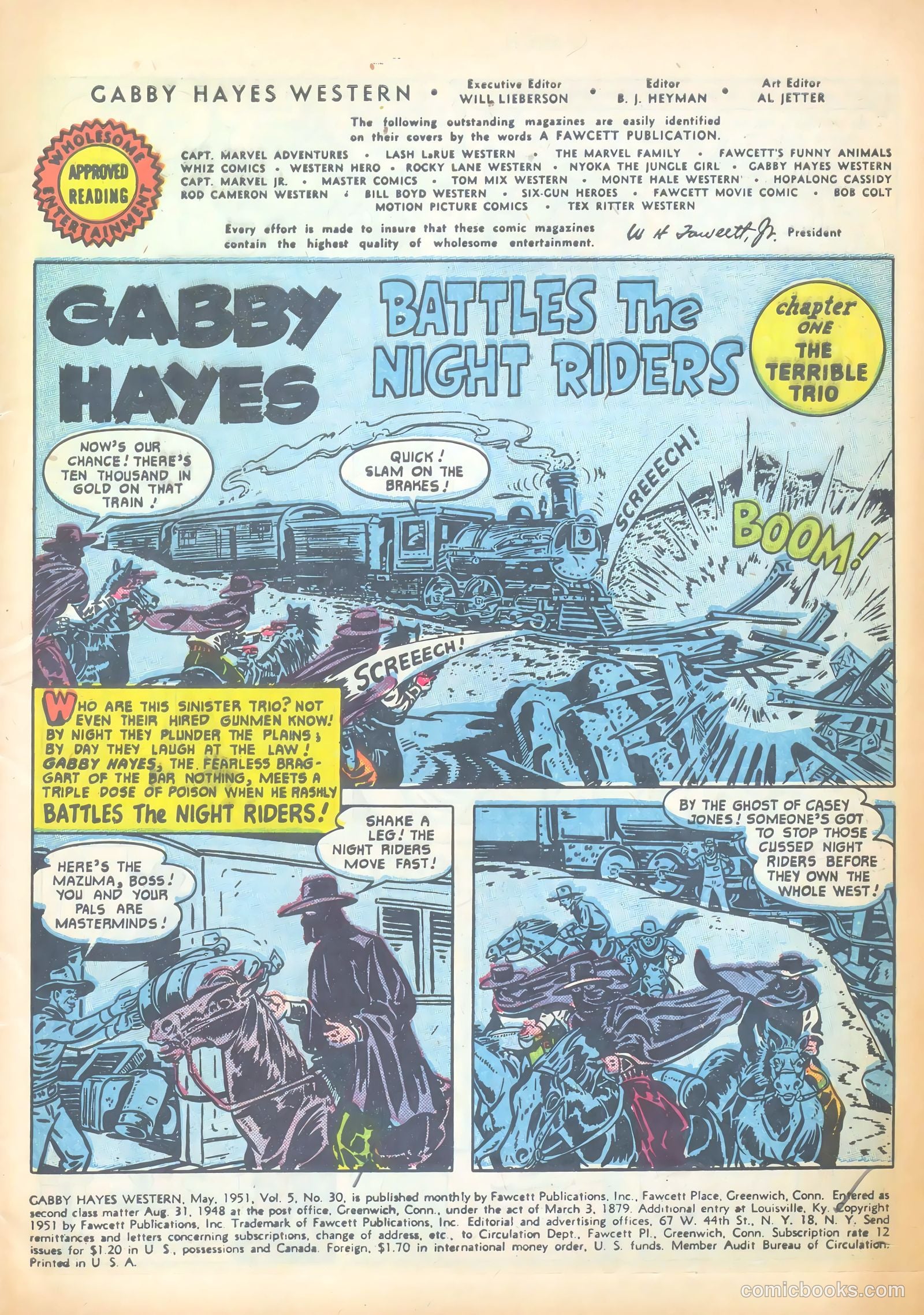 Gabby Hayes Western #30 (1951) — page 3 of 36