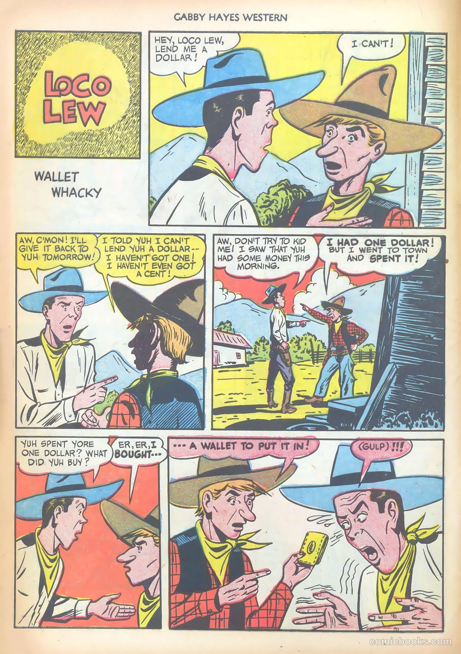 Gabby Hayes Western #30 (1951) — page 10 of 36