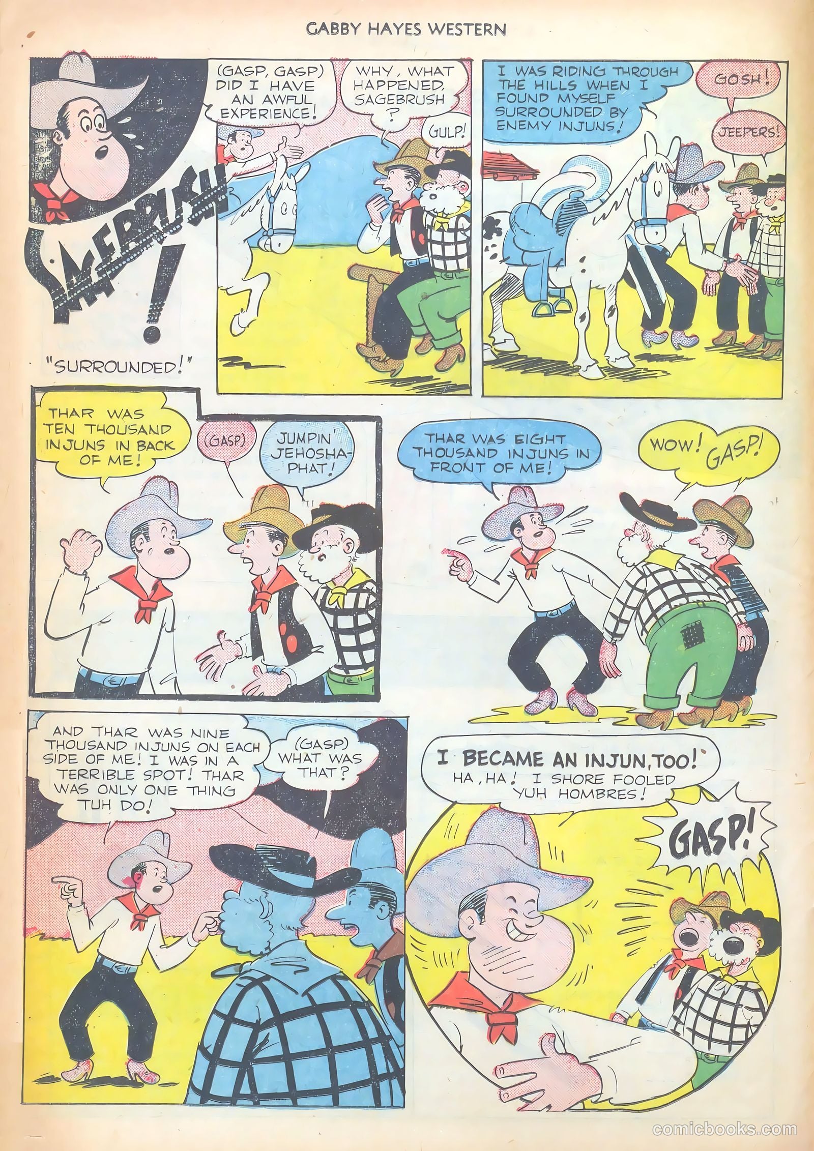 Gabby Hayes Western #30 (1951) — page 12 of 36