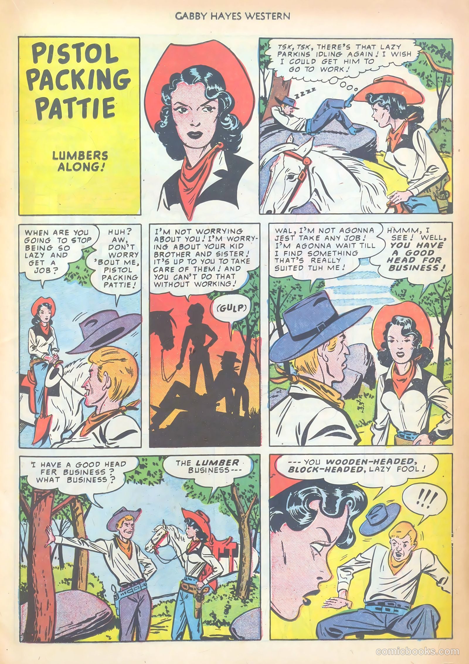 Gabby Hayes Western #30 (1951) — page 15 of 36