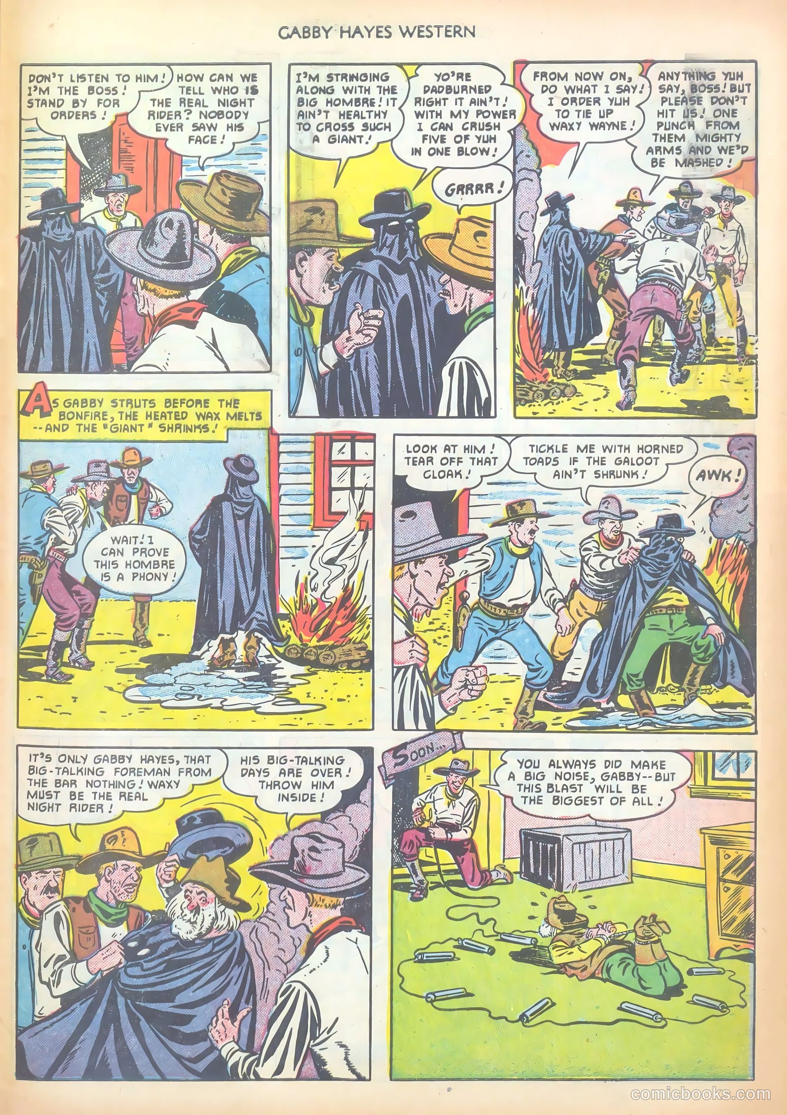Gabby Hayes Western #30 (1951) — page 31 of 36