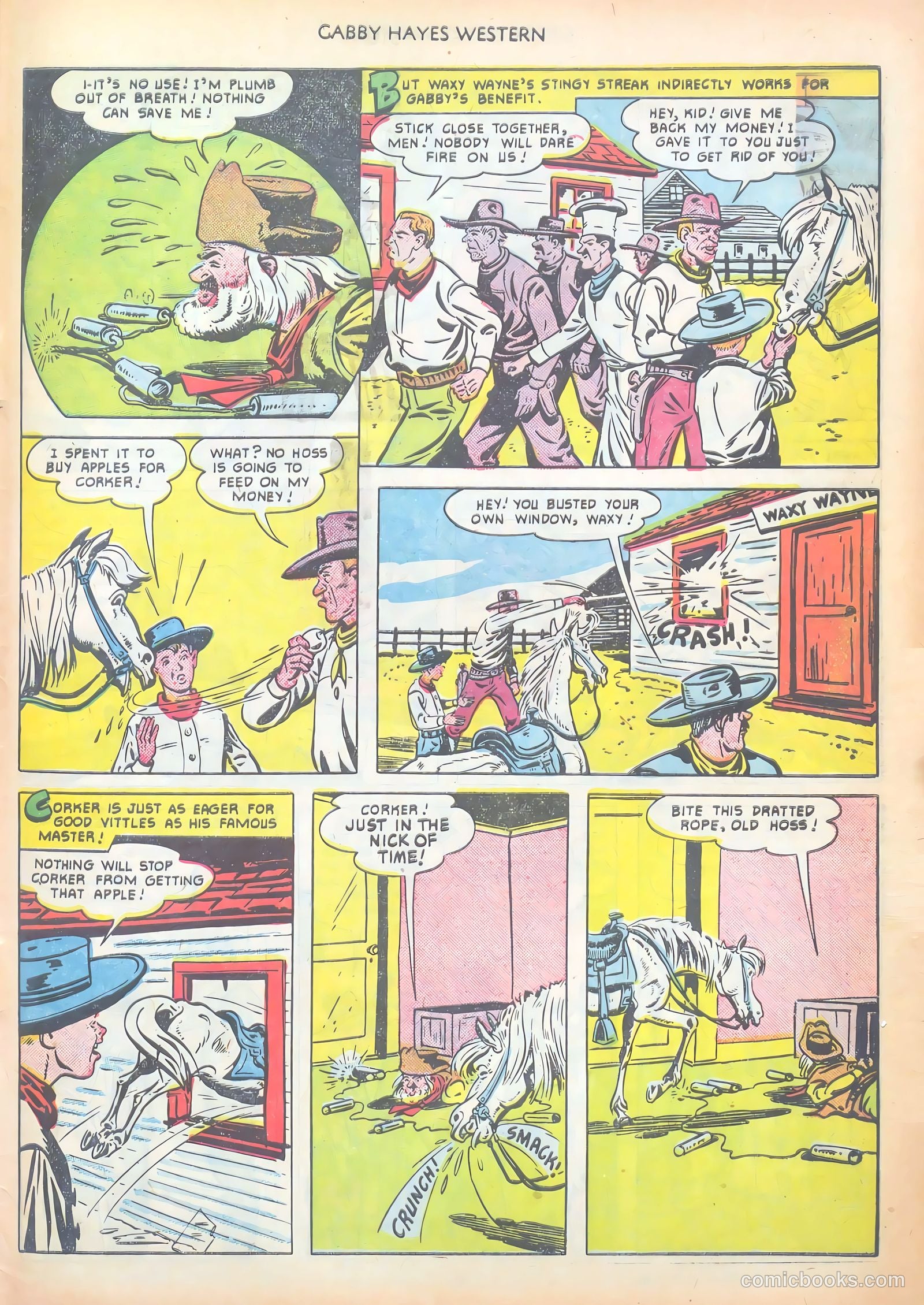 Gabby Hayes Western #30 (1951) — page 33 of 36
