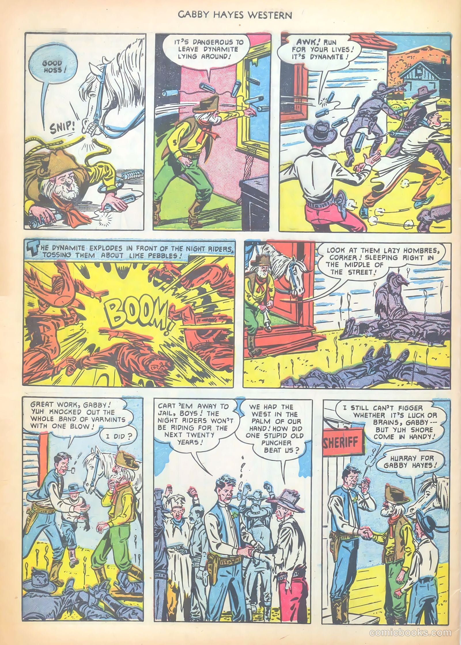 Gabby Hayes Western #30 (1951) — page 34 of 36