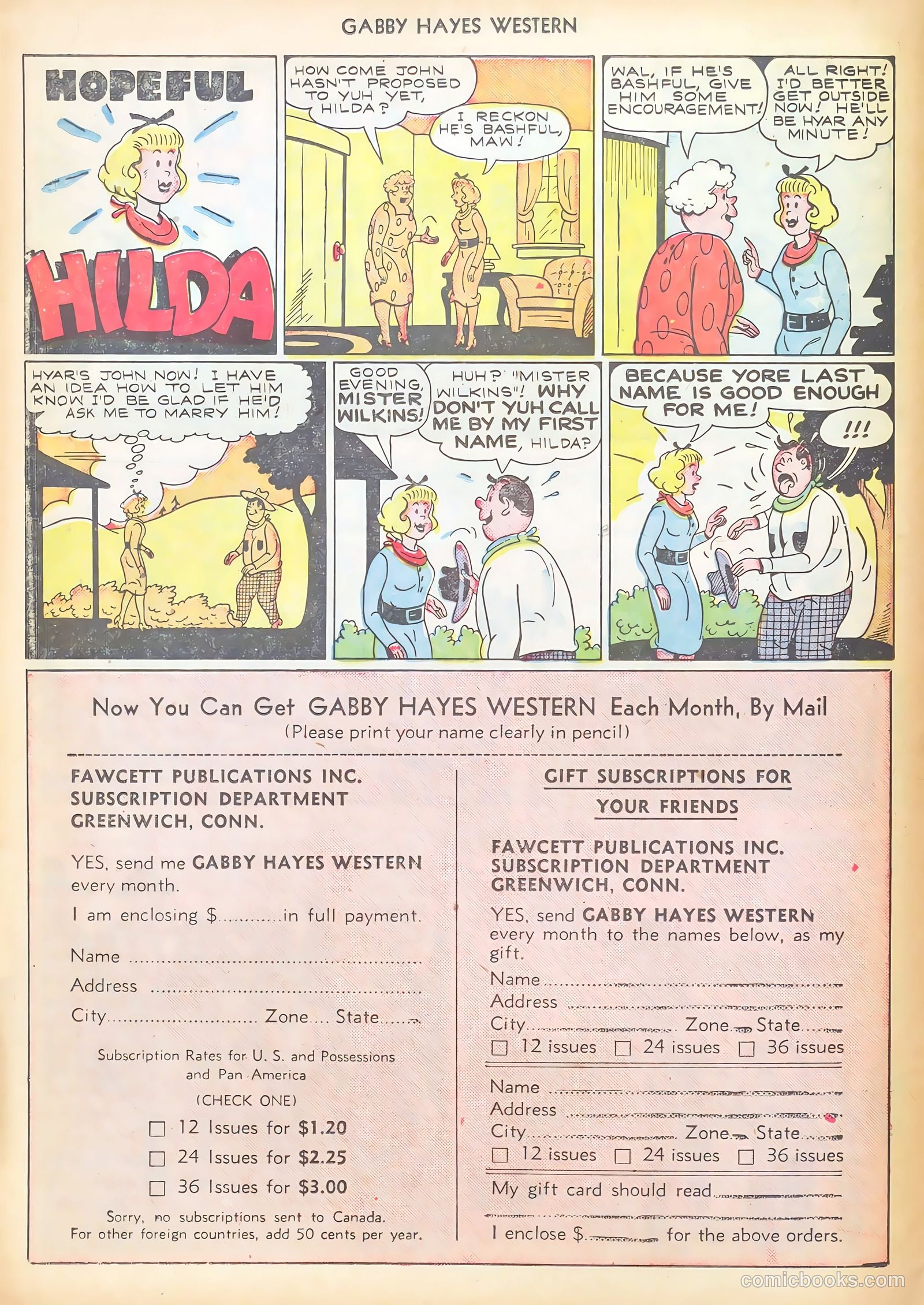 Gabby Hayes Western #31 (1951) — page 14 of 36