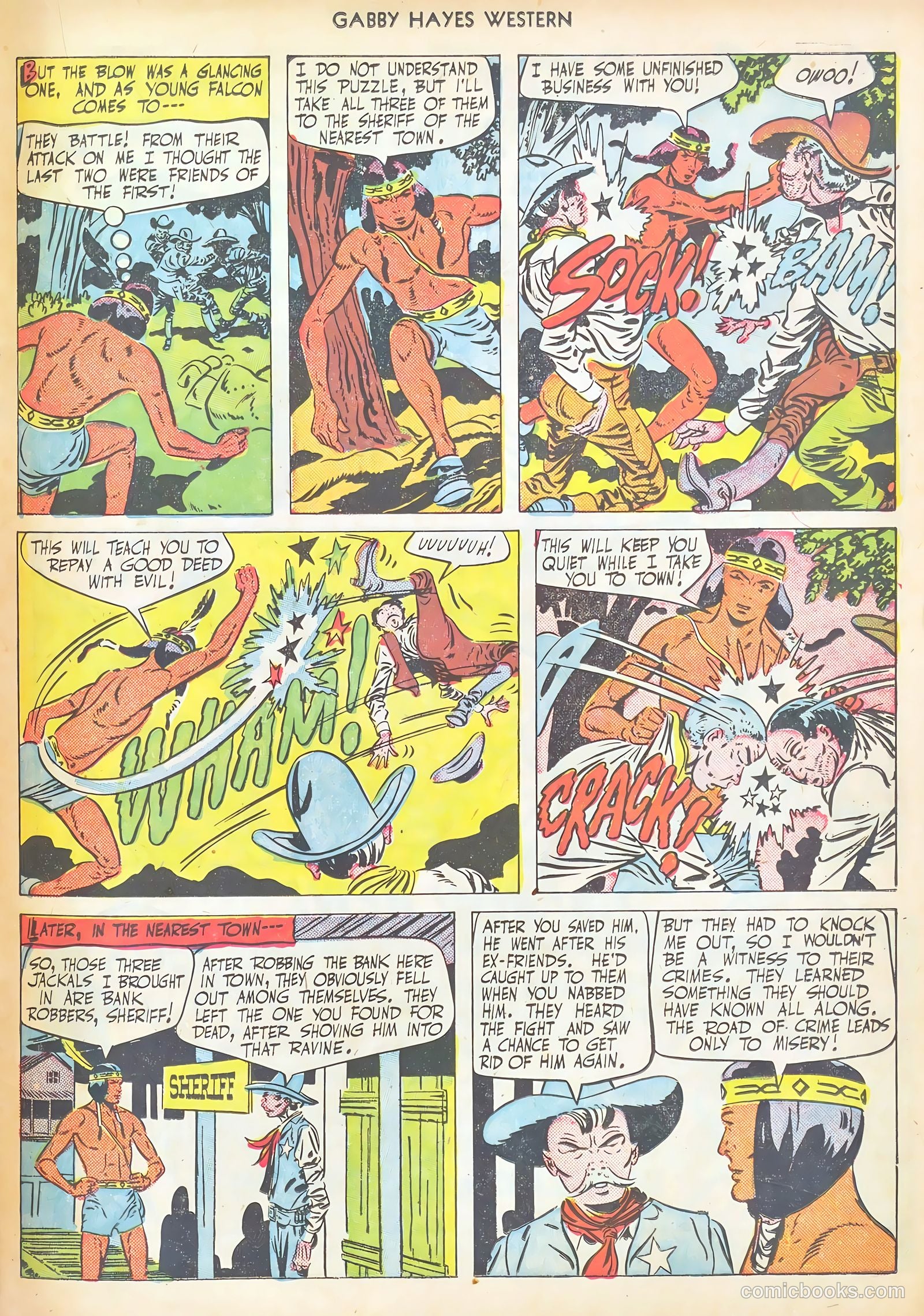 Gabby Hayes Western #31 (1951) — page 21 of 36