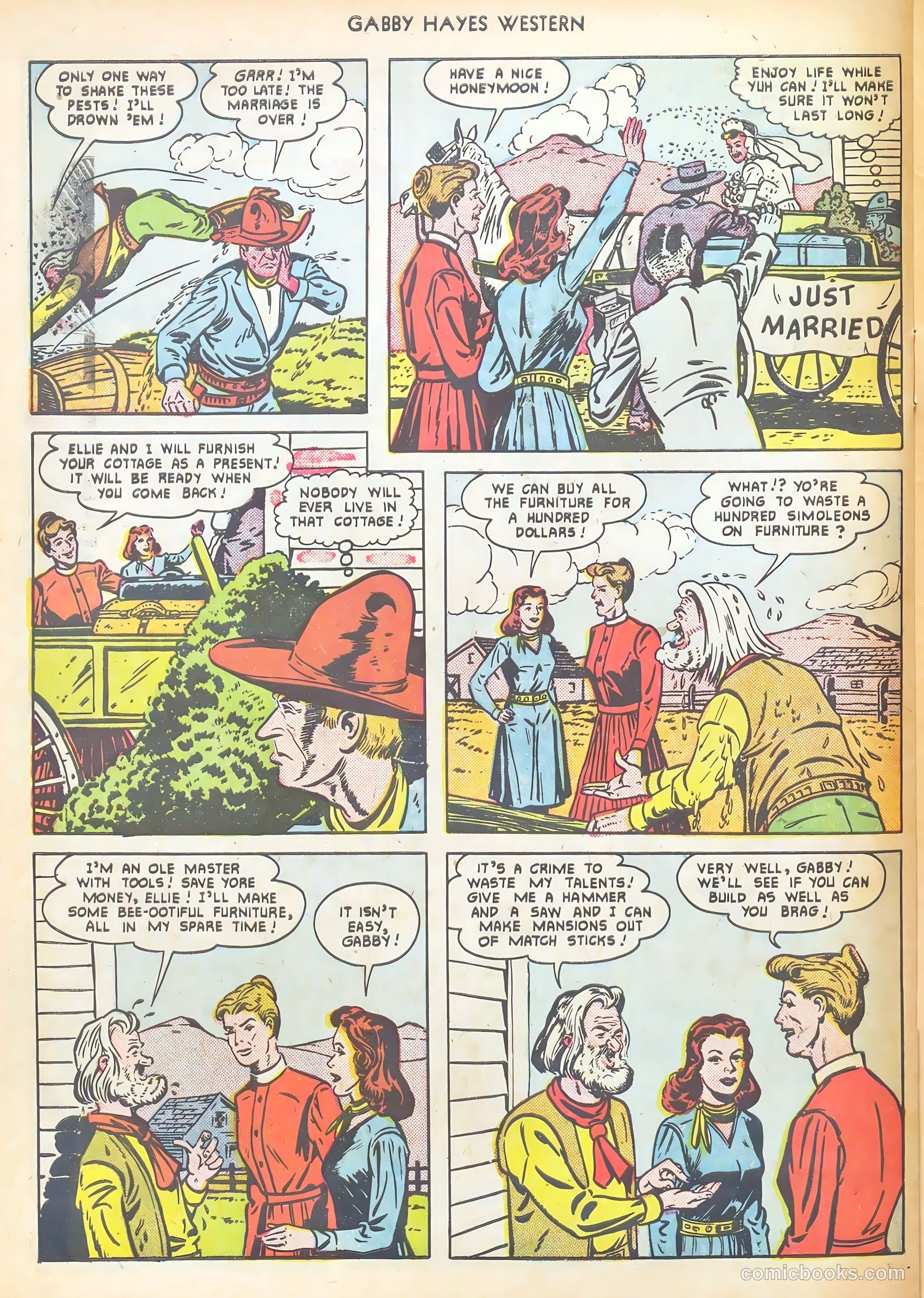 Gabby Hayes Western #31 (1951) — page 28 of 36