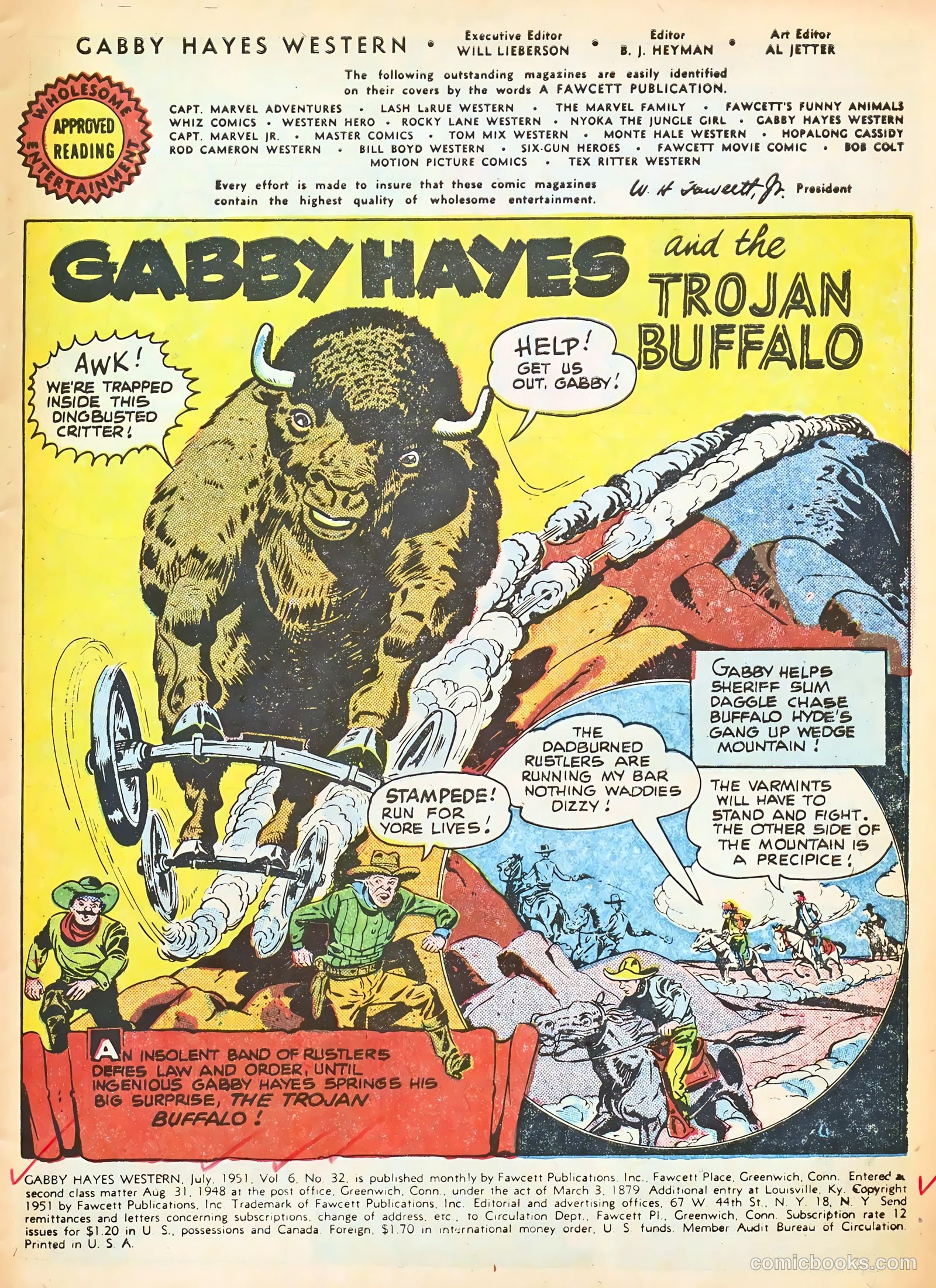 Gabby Hayes Western #32 (1951) — page 3 of 36