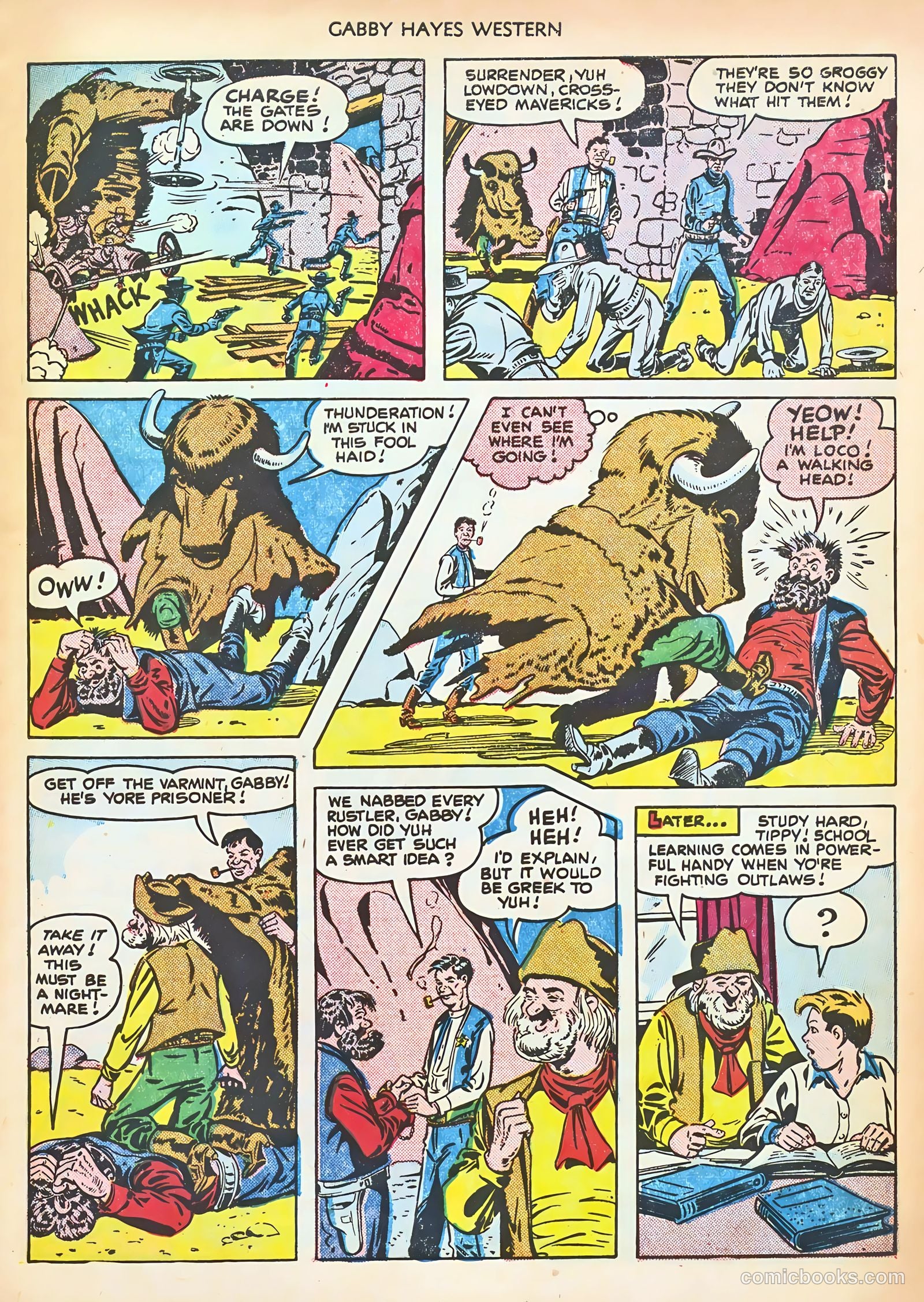Gabby Hayes Western #32 (1951) — page 9 of 36