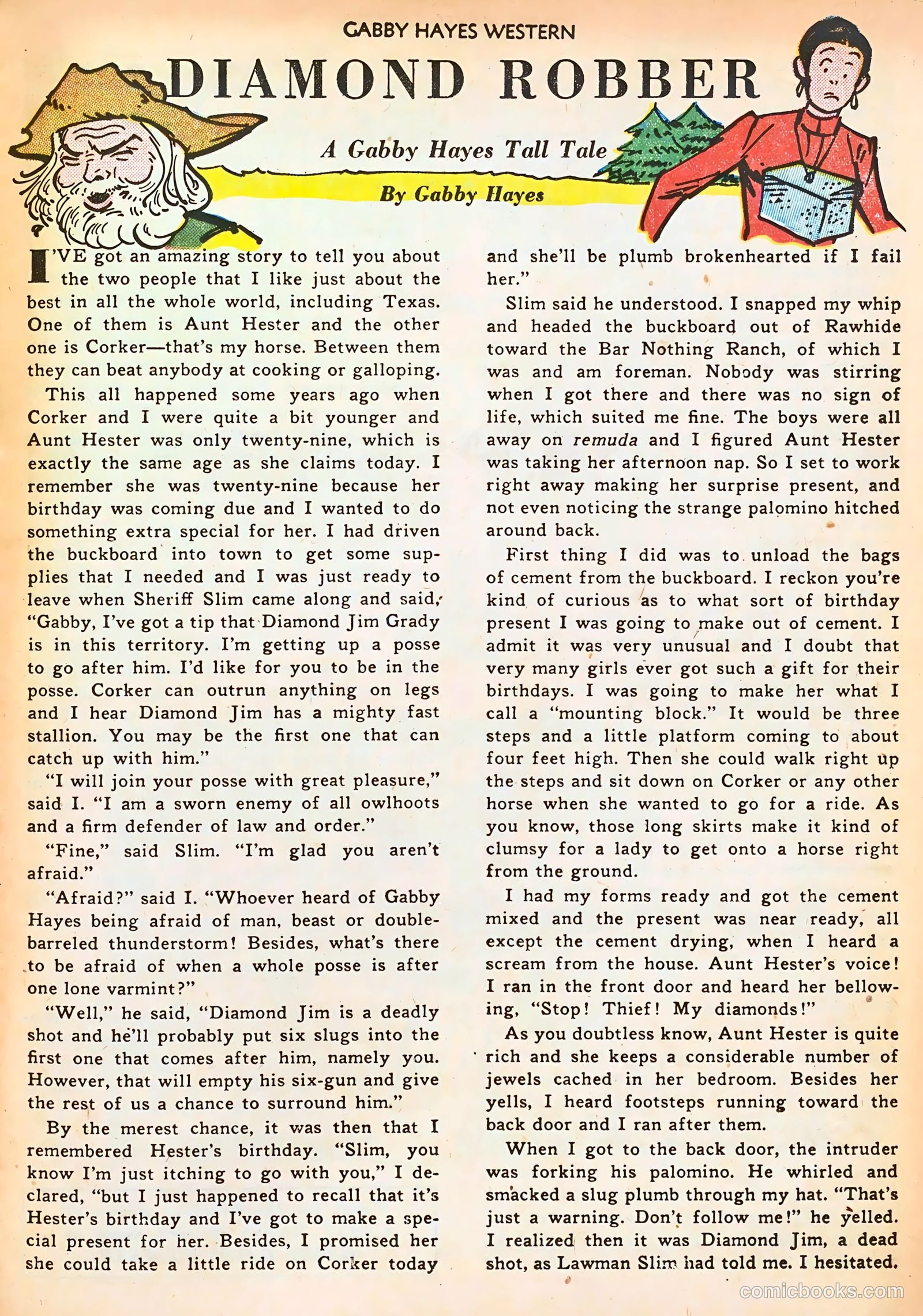 Gabby Hayes Western #32 (1951) — page 13 of 36