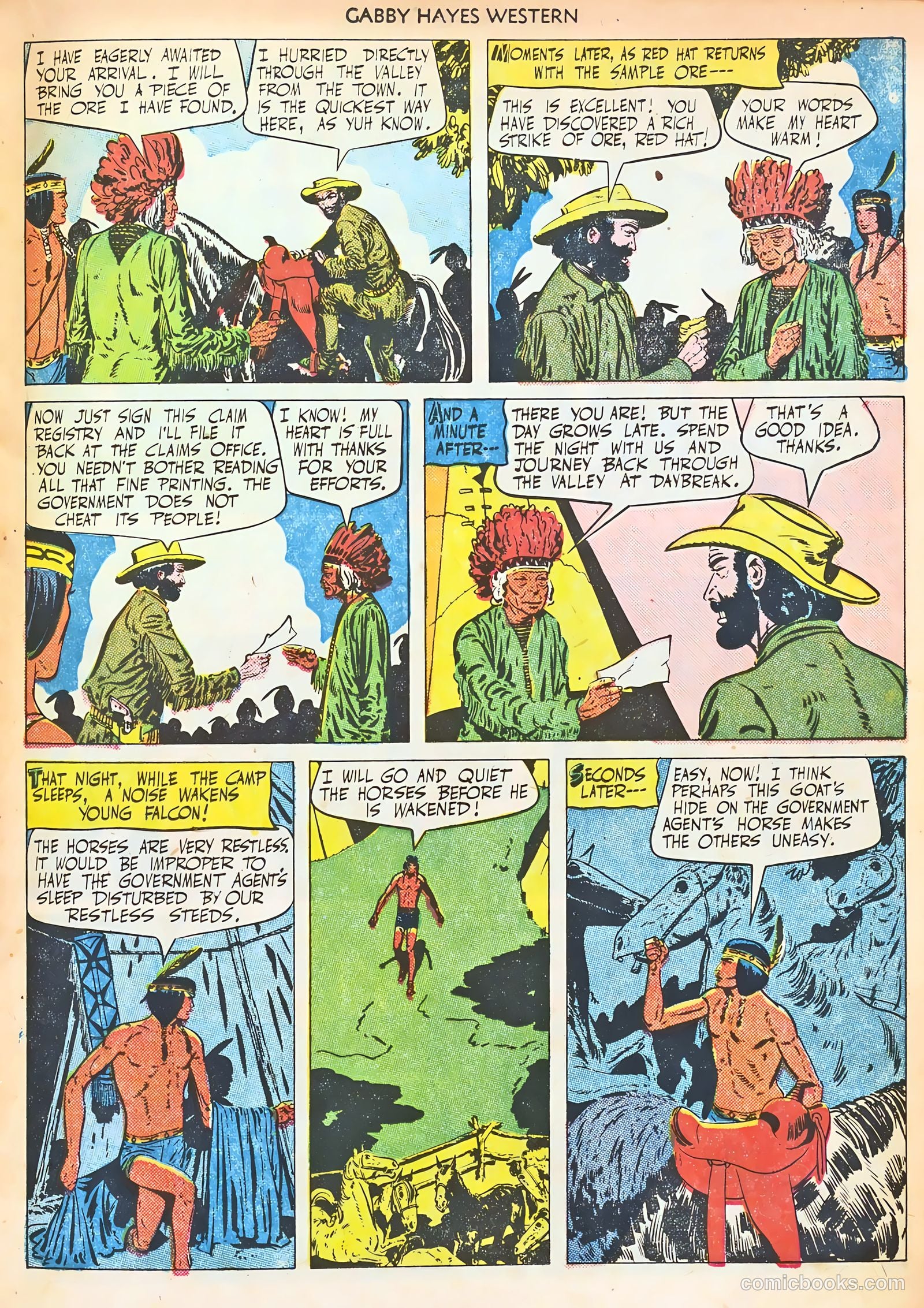 Gabby Hayes Western #32 (1951) — page 17 of 36