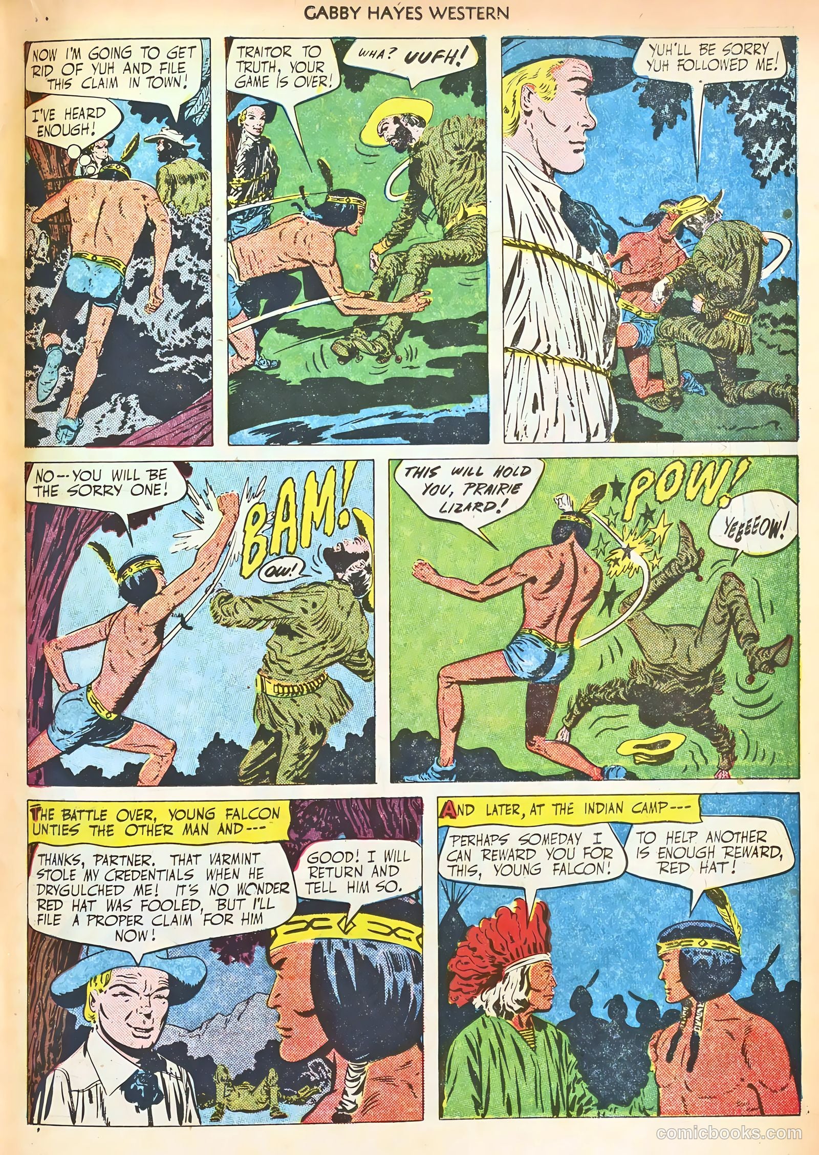 Gabby Hayes Western #32 (1951) — page 19 of 36