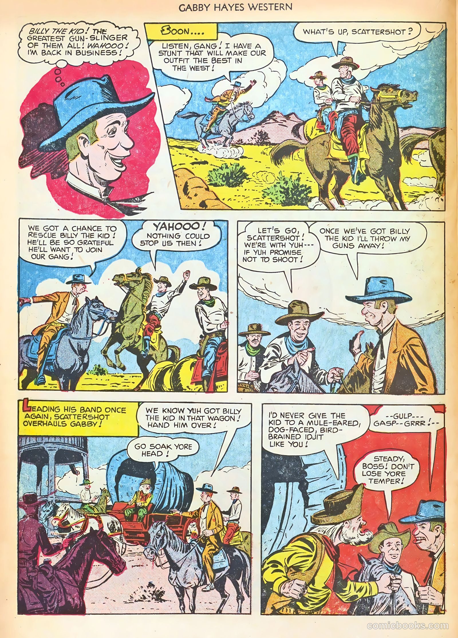 Gabby Hayes Western #32 (1951) — page 22 of 36